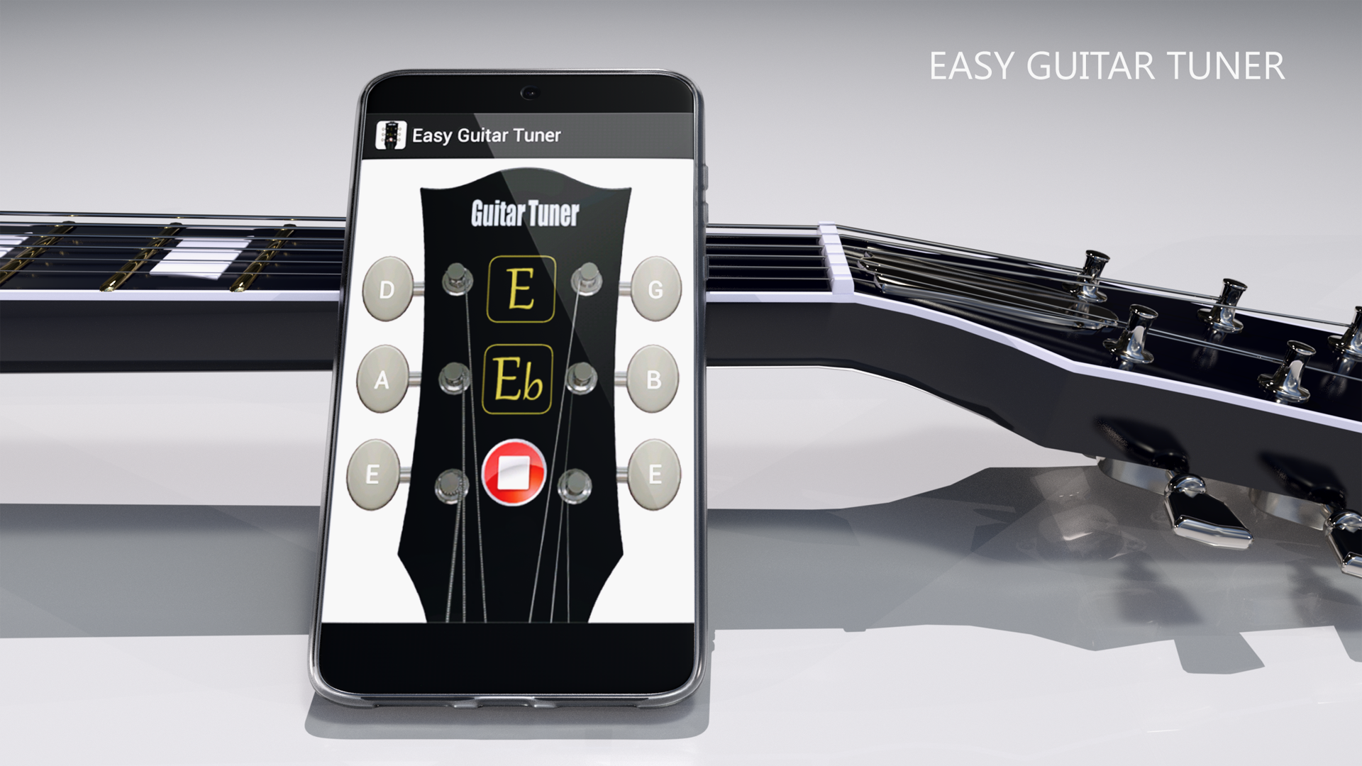 اسکرین شات 3 برنامه Easy Guitar Tuner