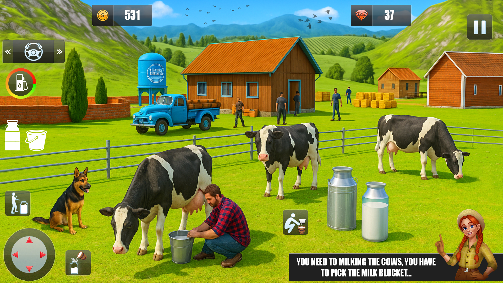 اسکرین شات 3 بازی Real Tractor Driving Game