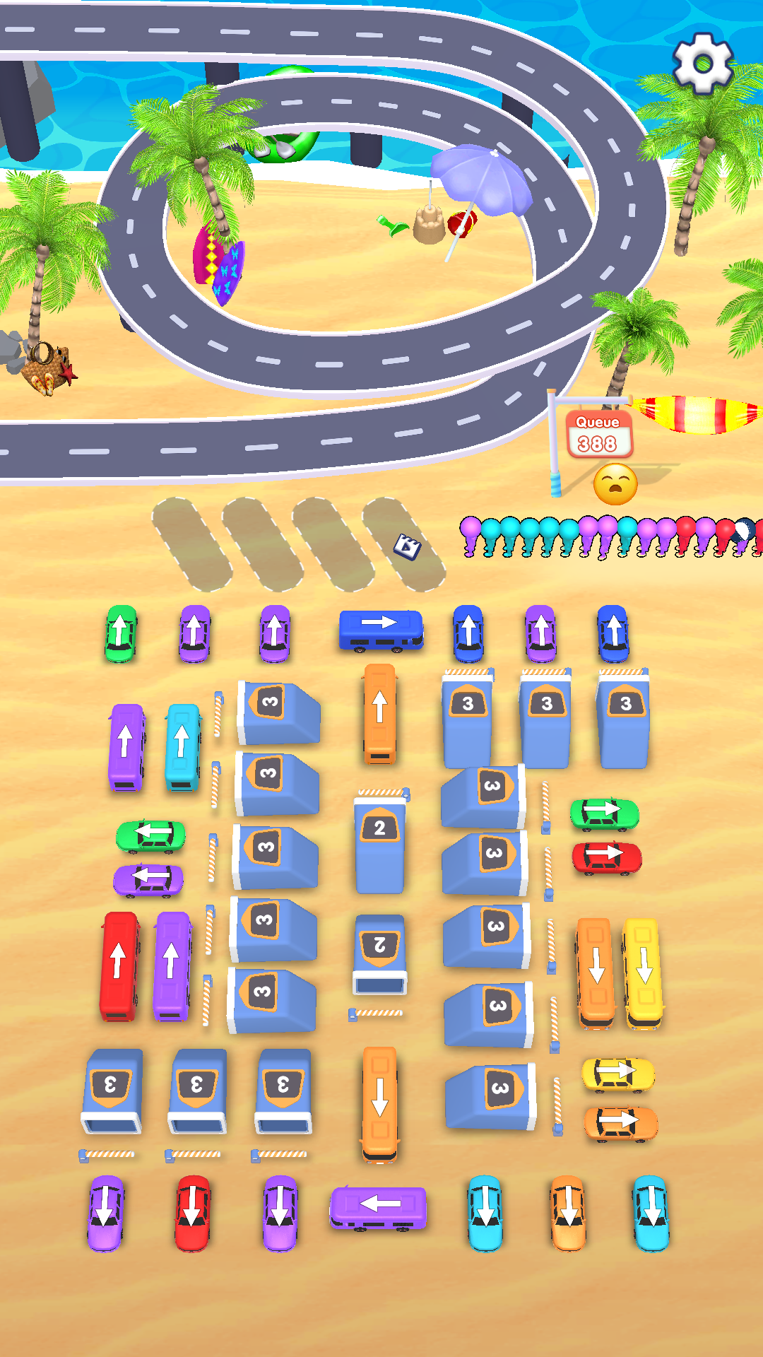 اسکرین شات 1 بازی Station Jam Escape: Color Sort
