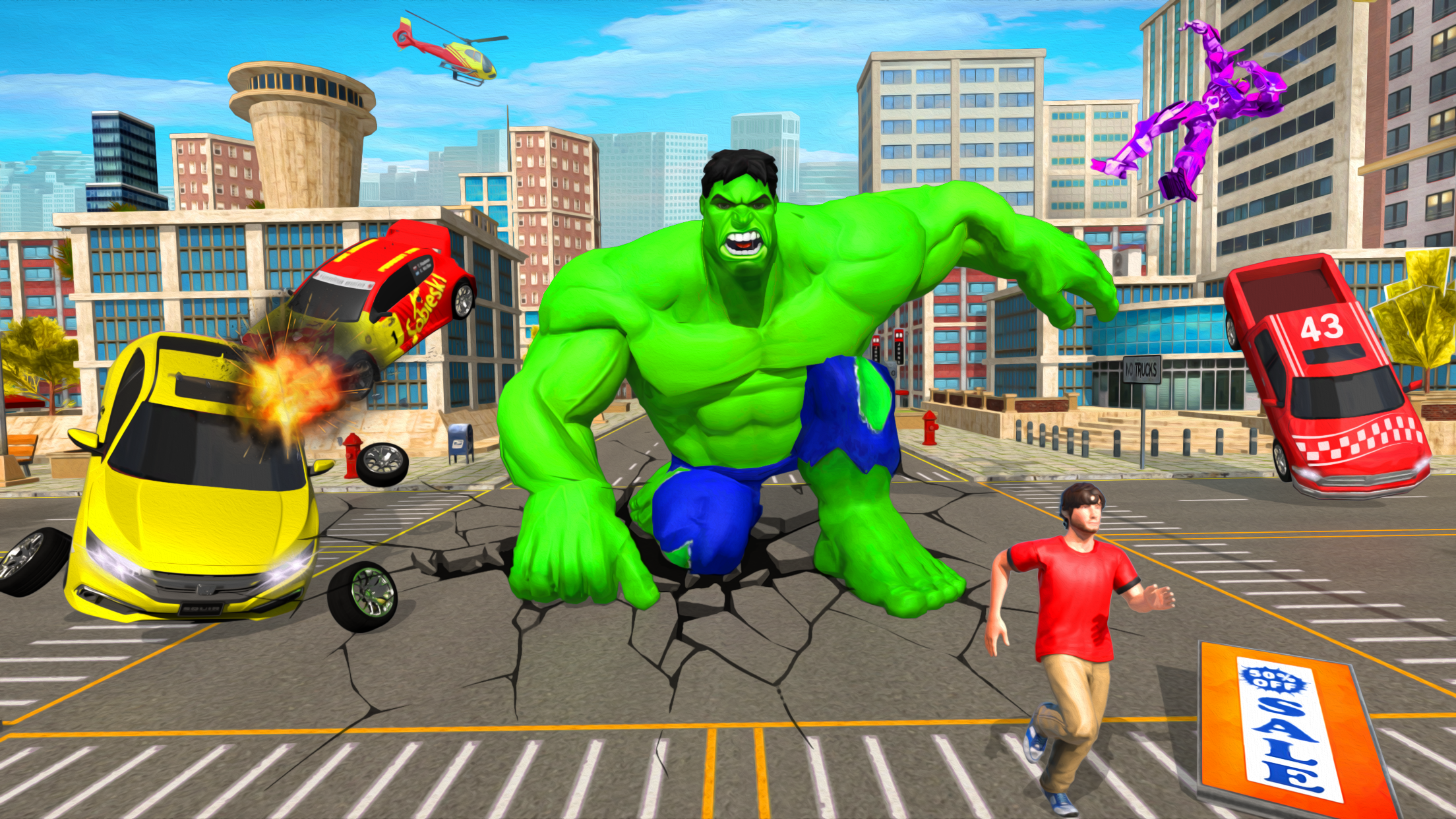 اسکرین شات 6 برنامه Incredible Monster Hero Attack