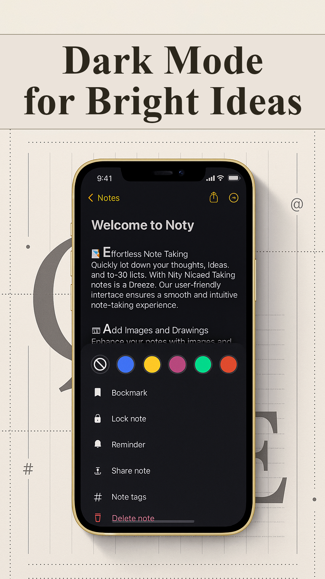 اسکرین شات 5 برنامه Notepad - Take Notes