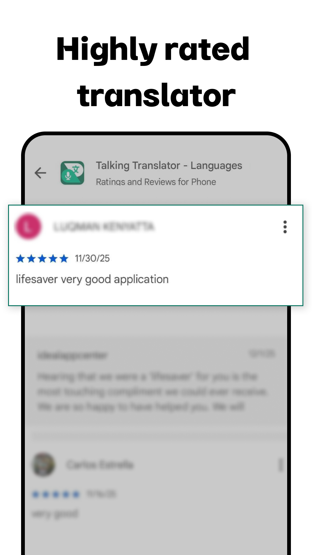 اسکرین شات 6 برنامه Talking Translator - Languages