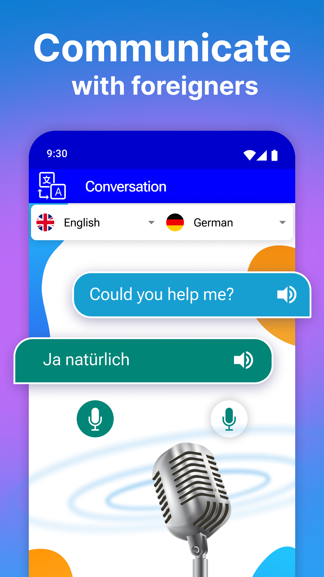 اسکرین شات 2 برنامه Translate: Language Translator