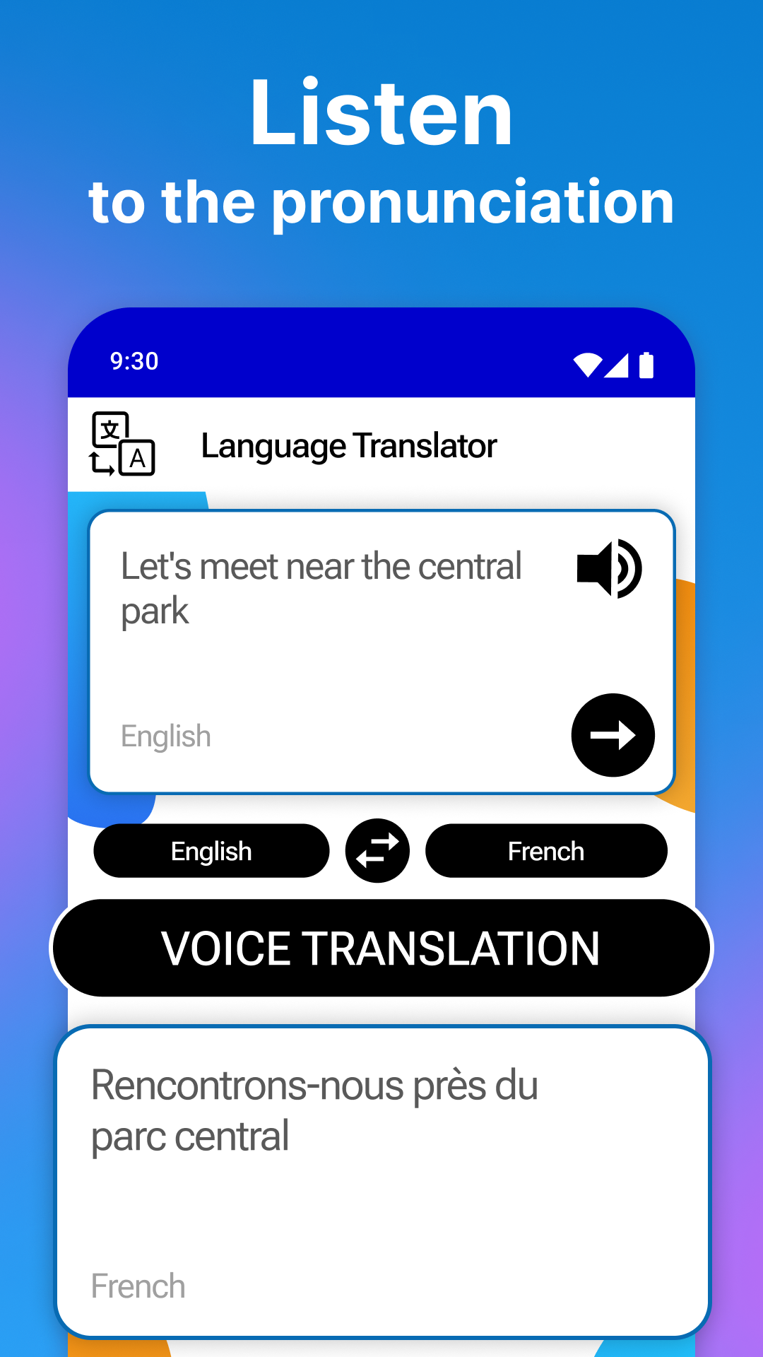 اسکرین شات 3 برنامه Translate: Language Translator