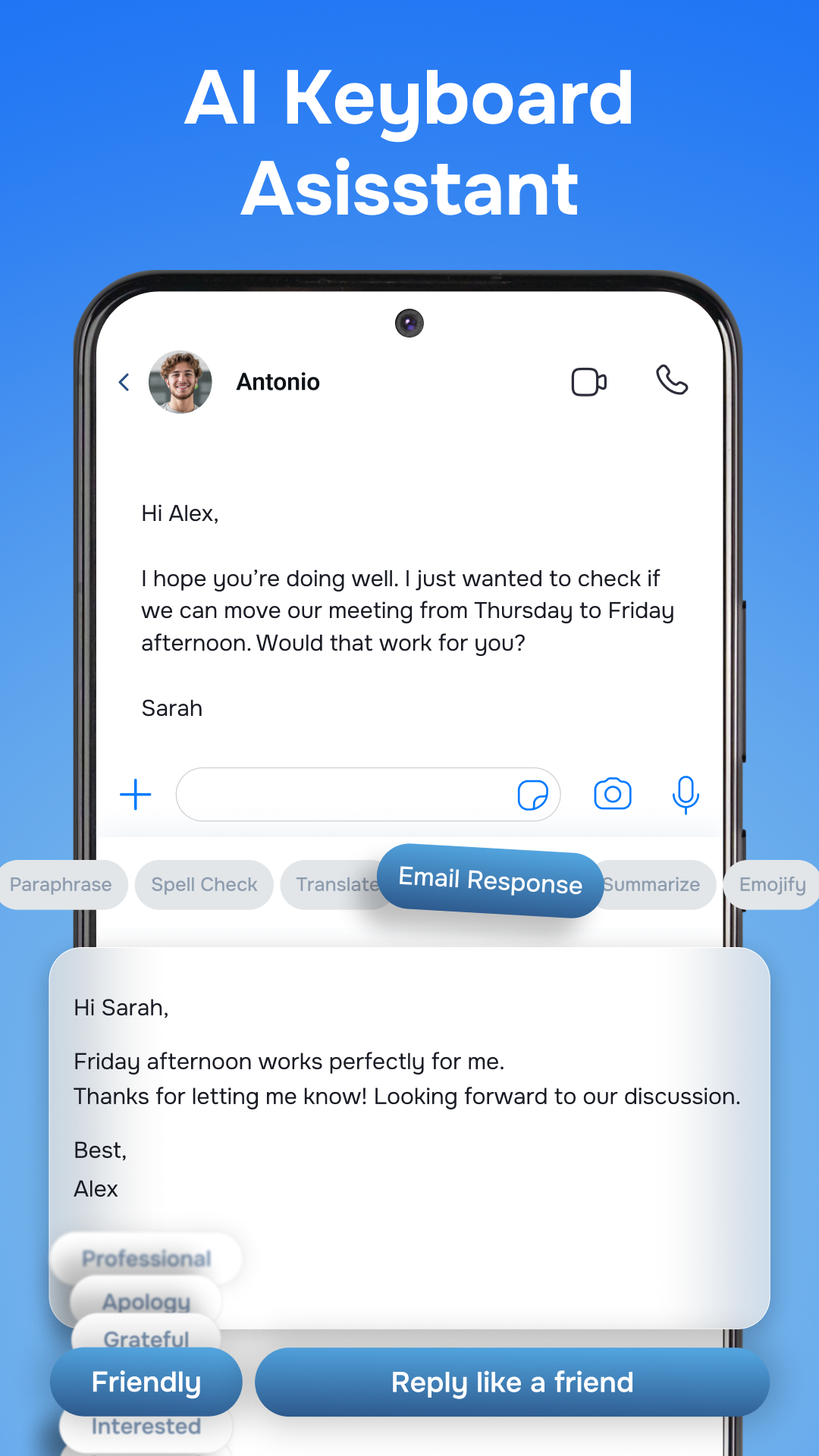 اسکرین شات 1 برنامه Translateasy: AI Translator
