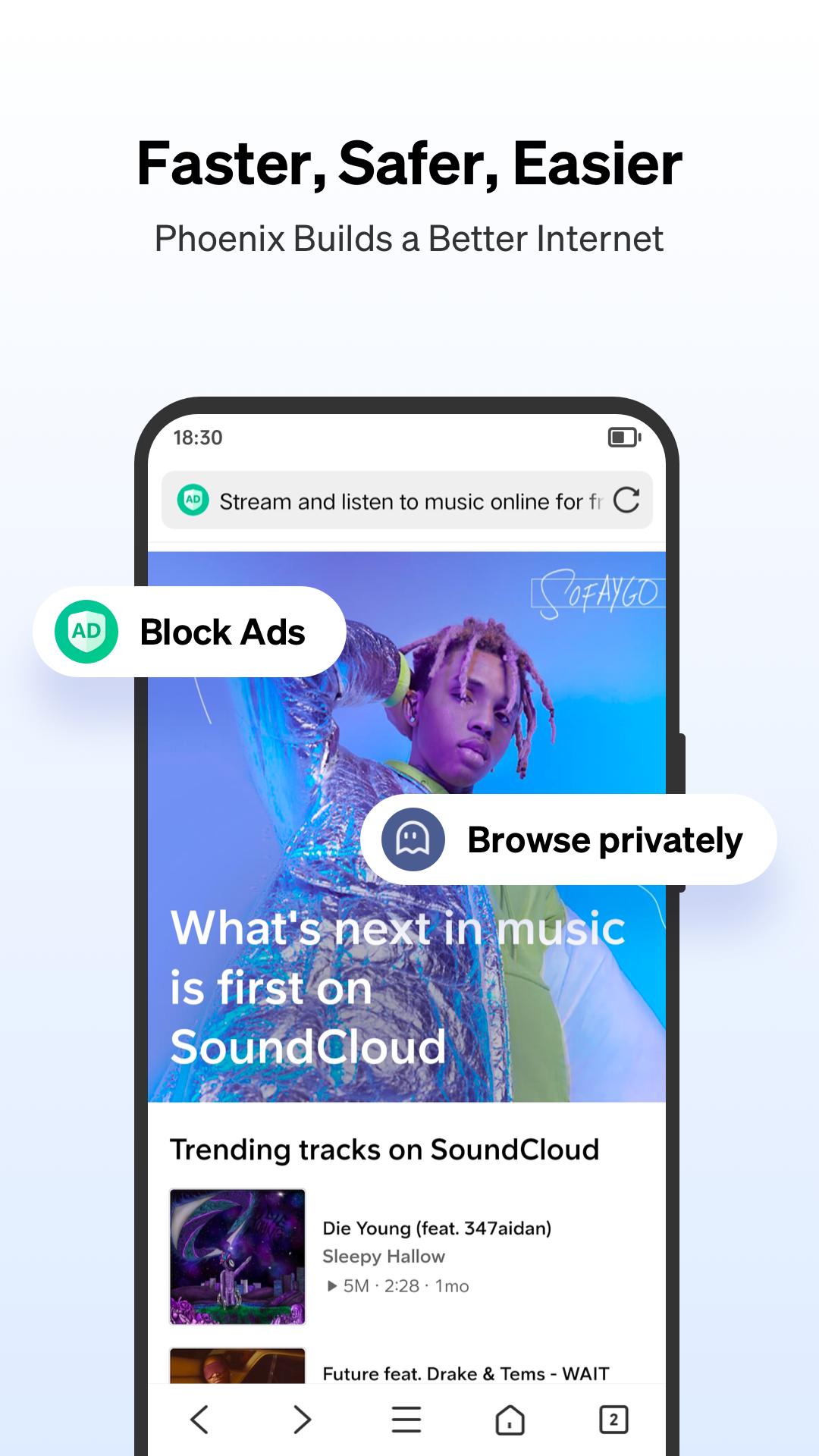 اسکرین شات 2 برنامه Phoenix - Fast & Safe