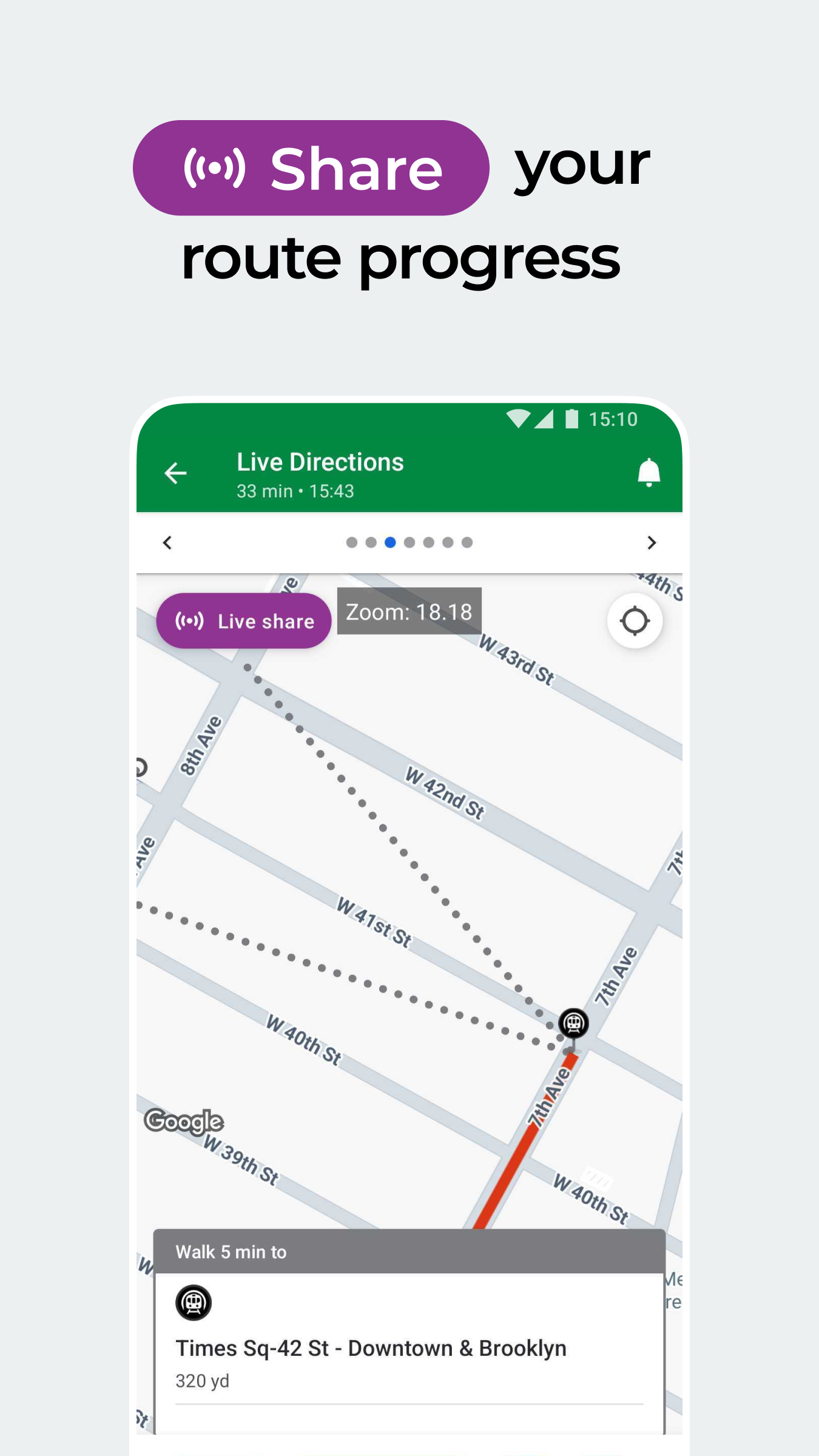 اسکرین شات 5 برنامه Moovit: Bus & Public Transit