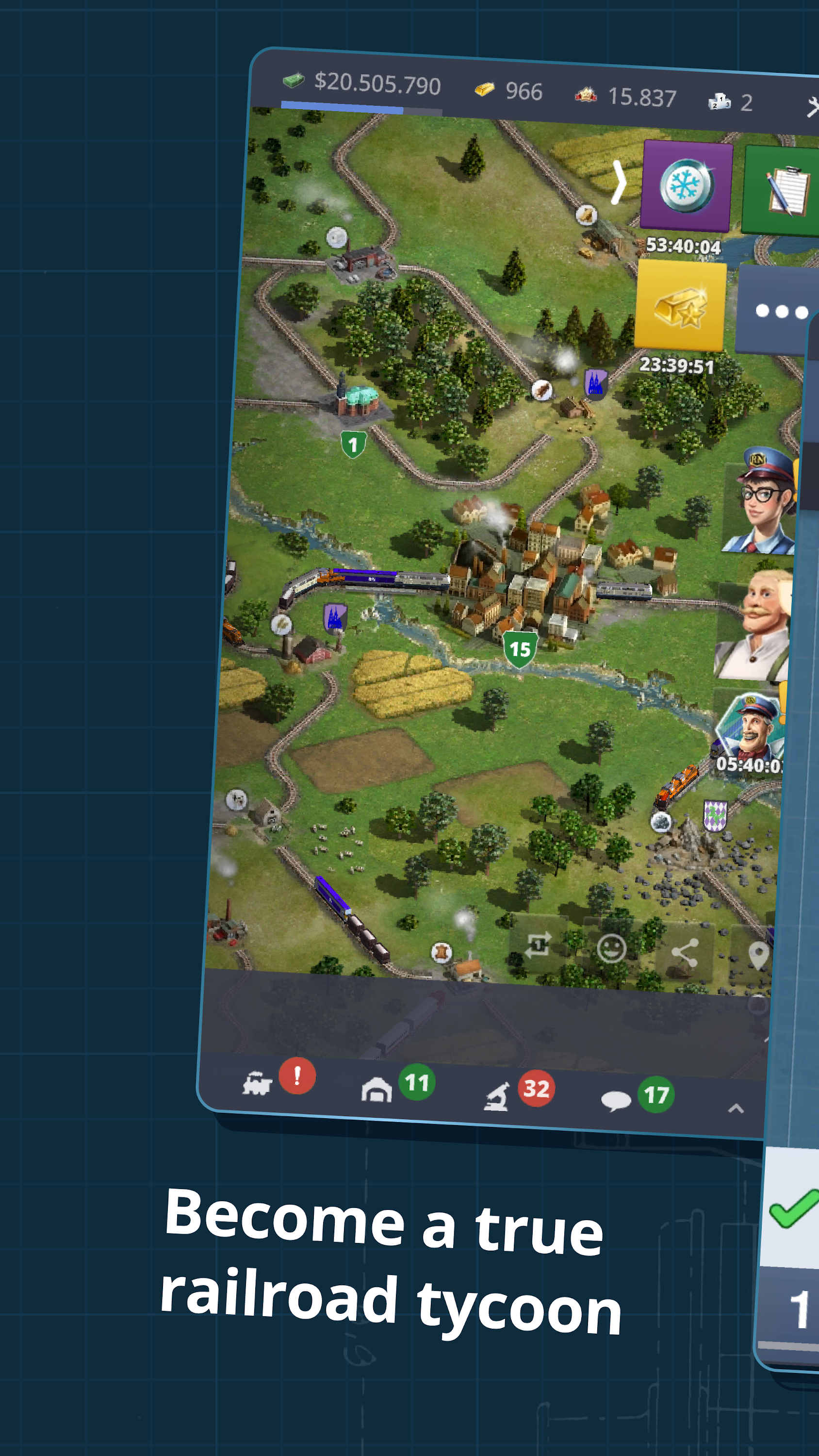 اسکرین شات 1 بازی Rail Nation - Railroad Tycoon