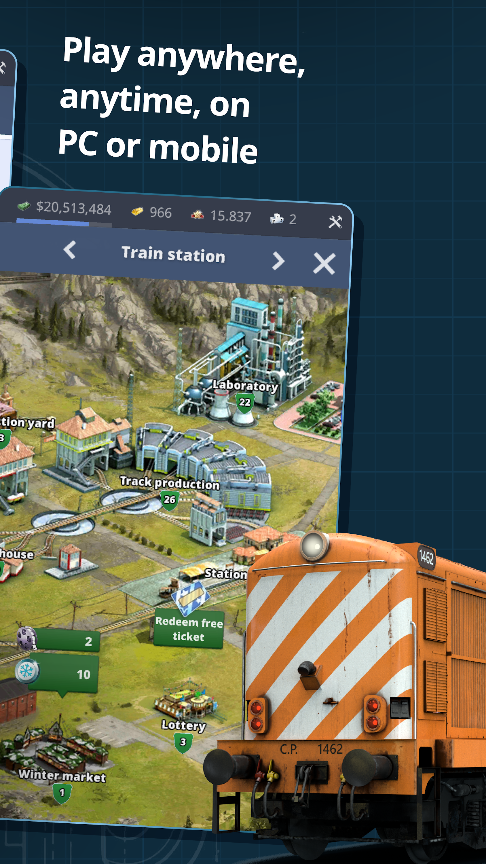 اسکرین شات 6 بازی Rail Nation - Railroad Tycoon