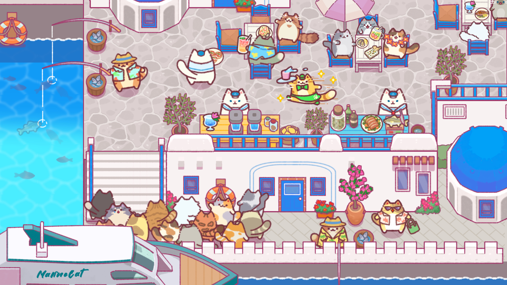 اسکرین شات 8 بازی Cat Snack Bar: Cute Food Games