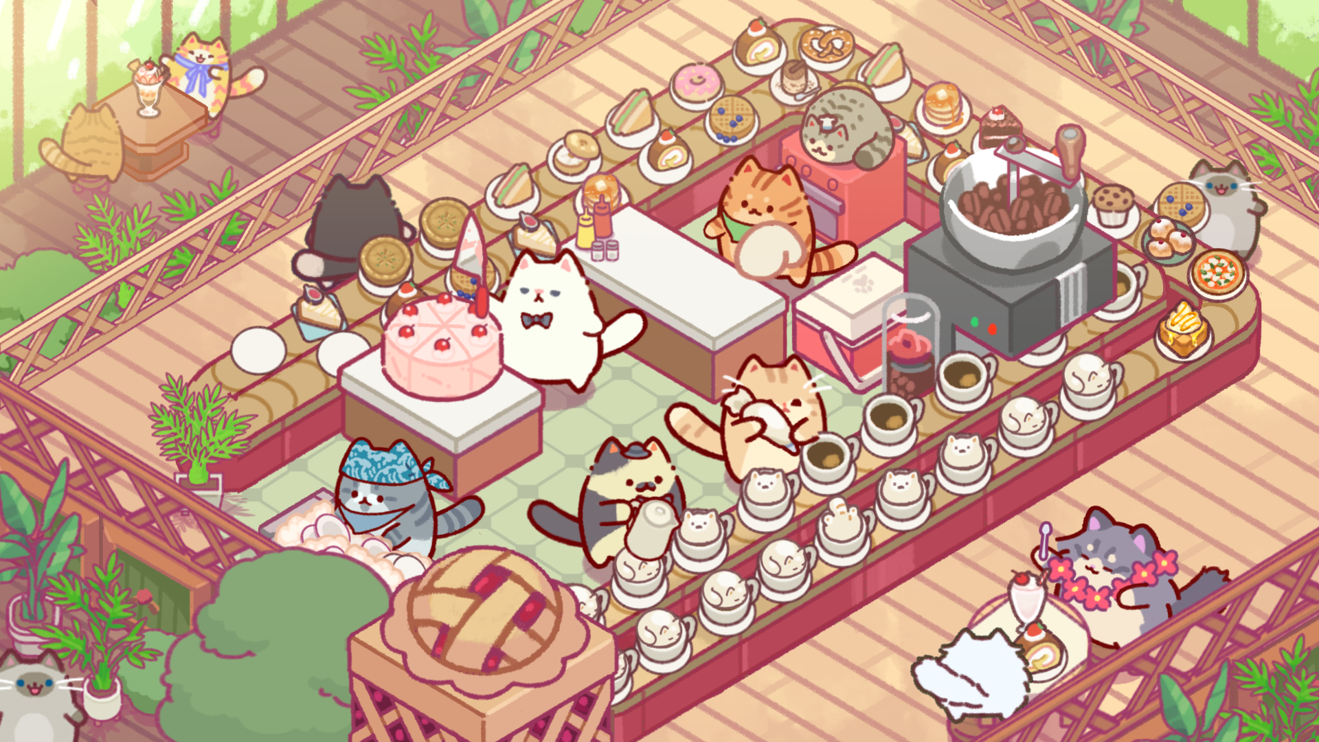 اسکرین شات 7 بازی Cat Snack Bar: Cute Food Games