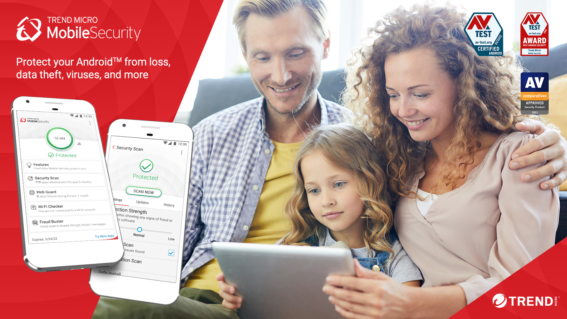 اسکرین شات 1 برنامه Mobile Security & Antivirus