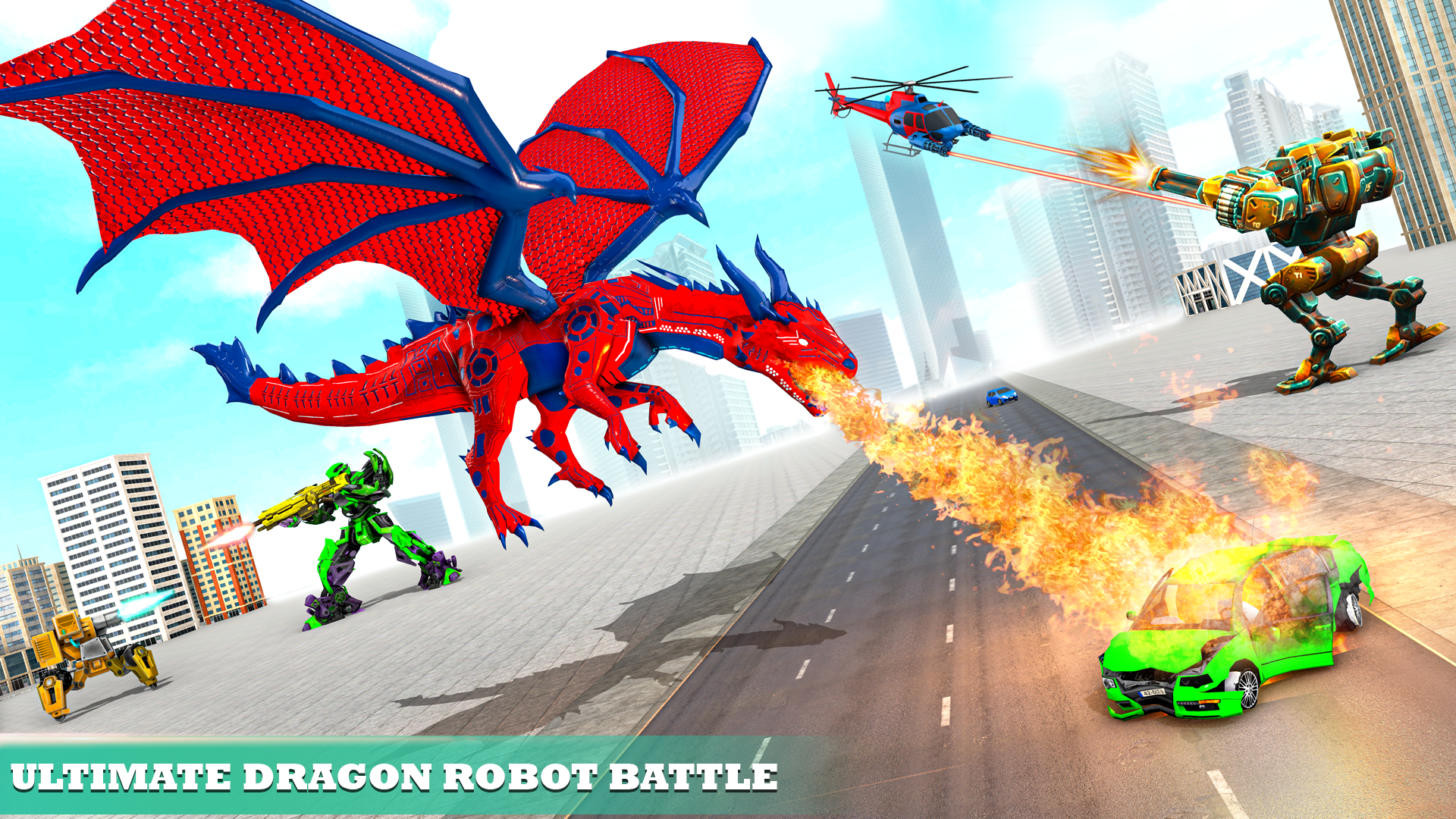 اسکرین شات 2 بازی Multi Robot Car Transform Bat