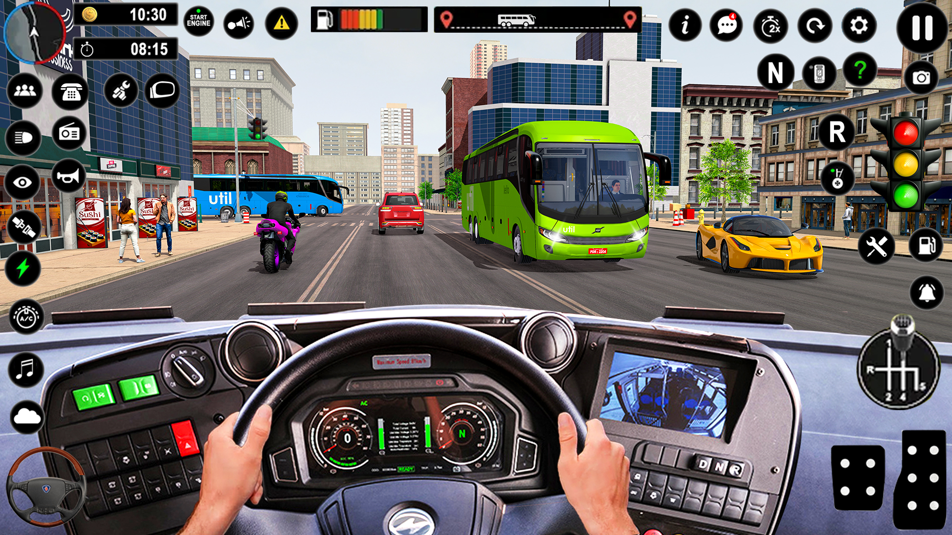 اسکرین شات 5 برنامه Coach Bus City Driver
