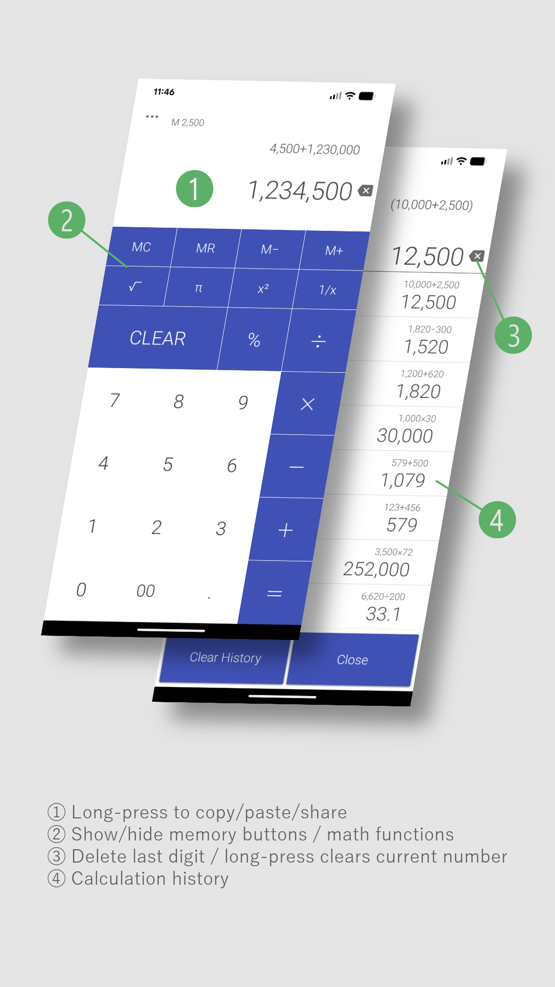 اسکرین شات 2 برنامه Calculator
