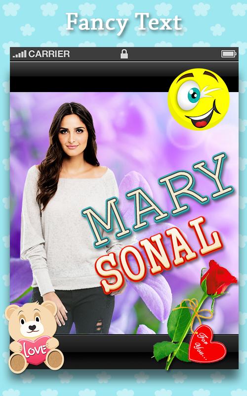 اسکرین شات 5 برنامه Name Art Photo Editor