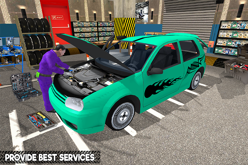 اسکرین شات 6 بازی Car Mechanic Robot Workshop