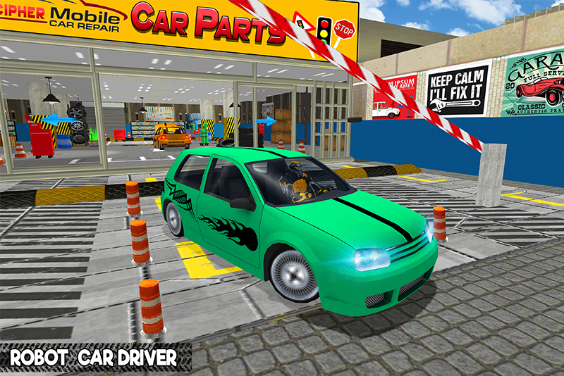 اسکرین شات 7 بازی Car Mechanic Robot Workshop