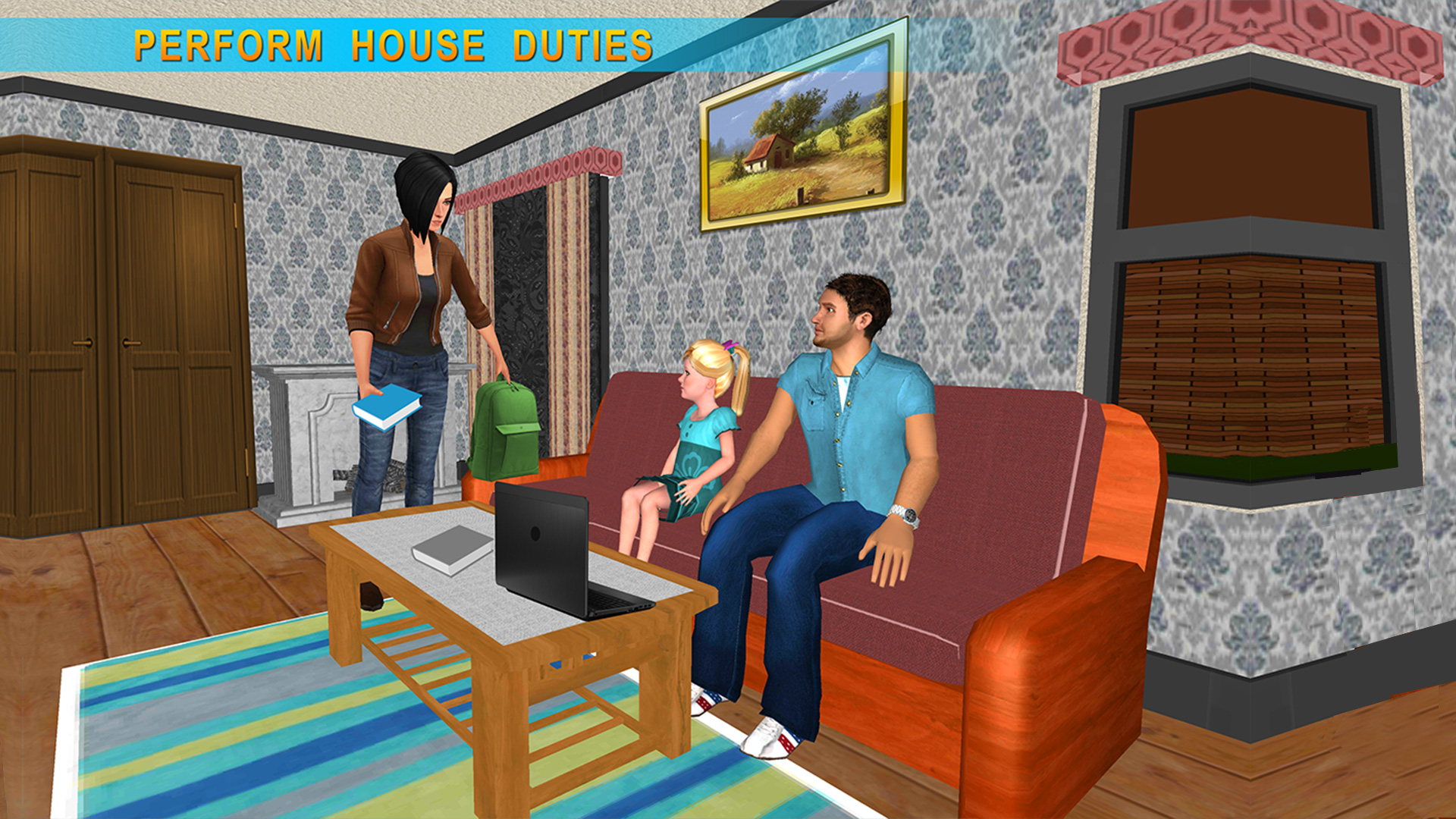 اسکرین شات 4 بازی Virtual Lawyer Mom Adventure