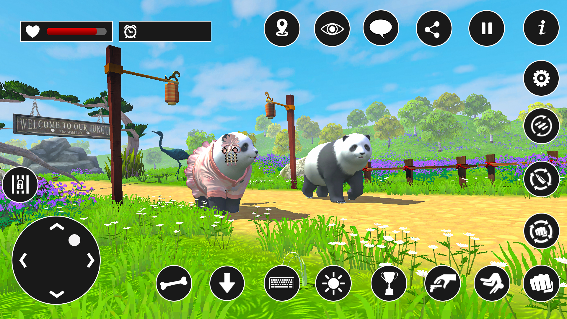 اسکرین شات 1 بازی Panda Game: Animal Games