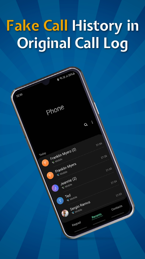اسکرین شات 7 برنامه Fake Call – Fun Prank Call