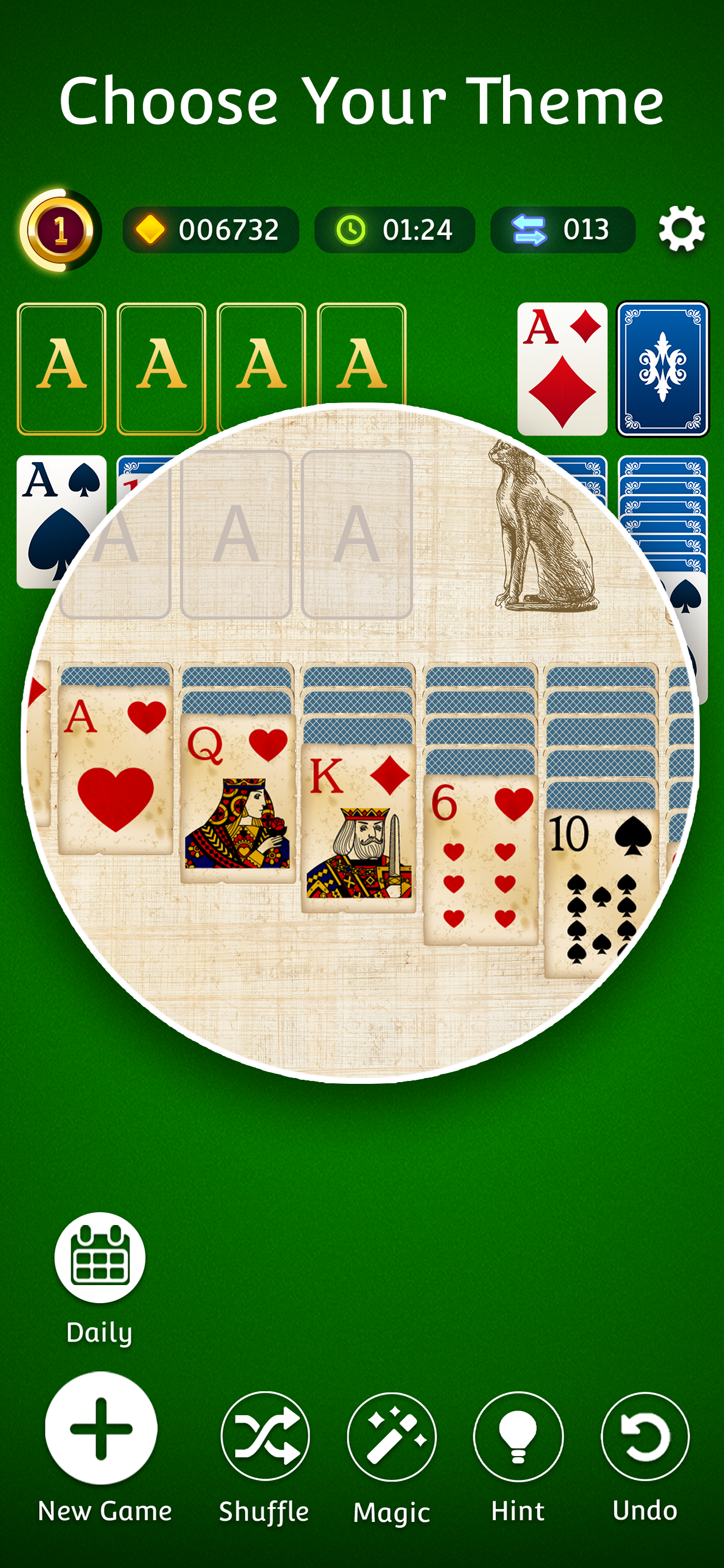 اسکرین شات 5 بازی Solitaire.com - Classic Cards