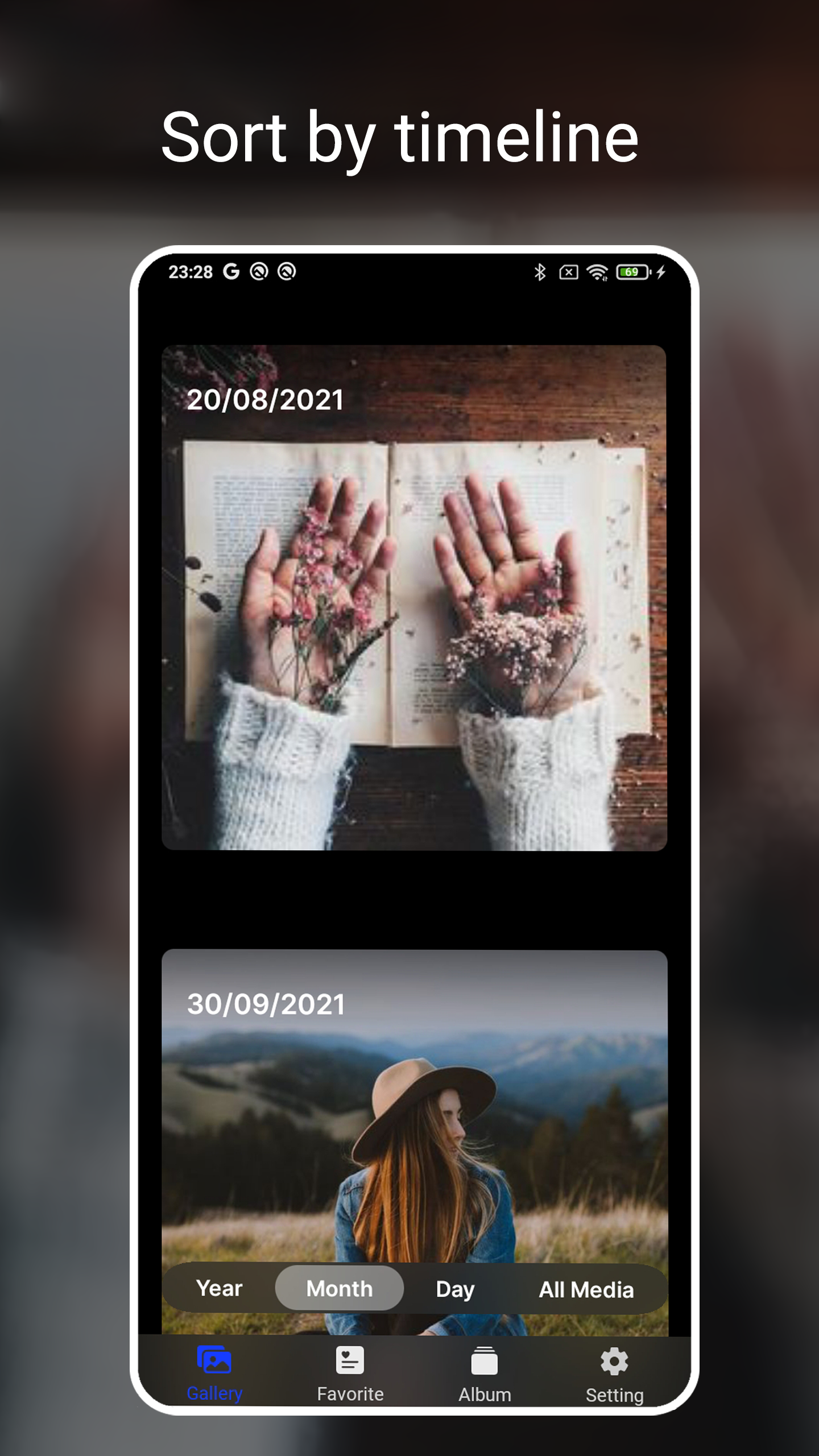 اسکرین شات 2 برنامه Gallery - IPhoto