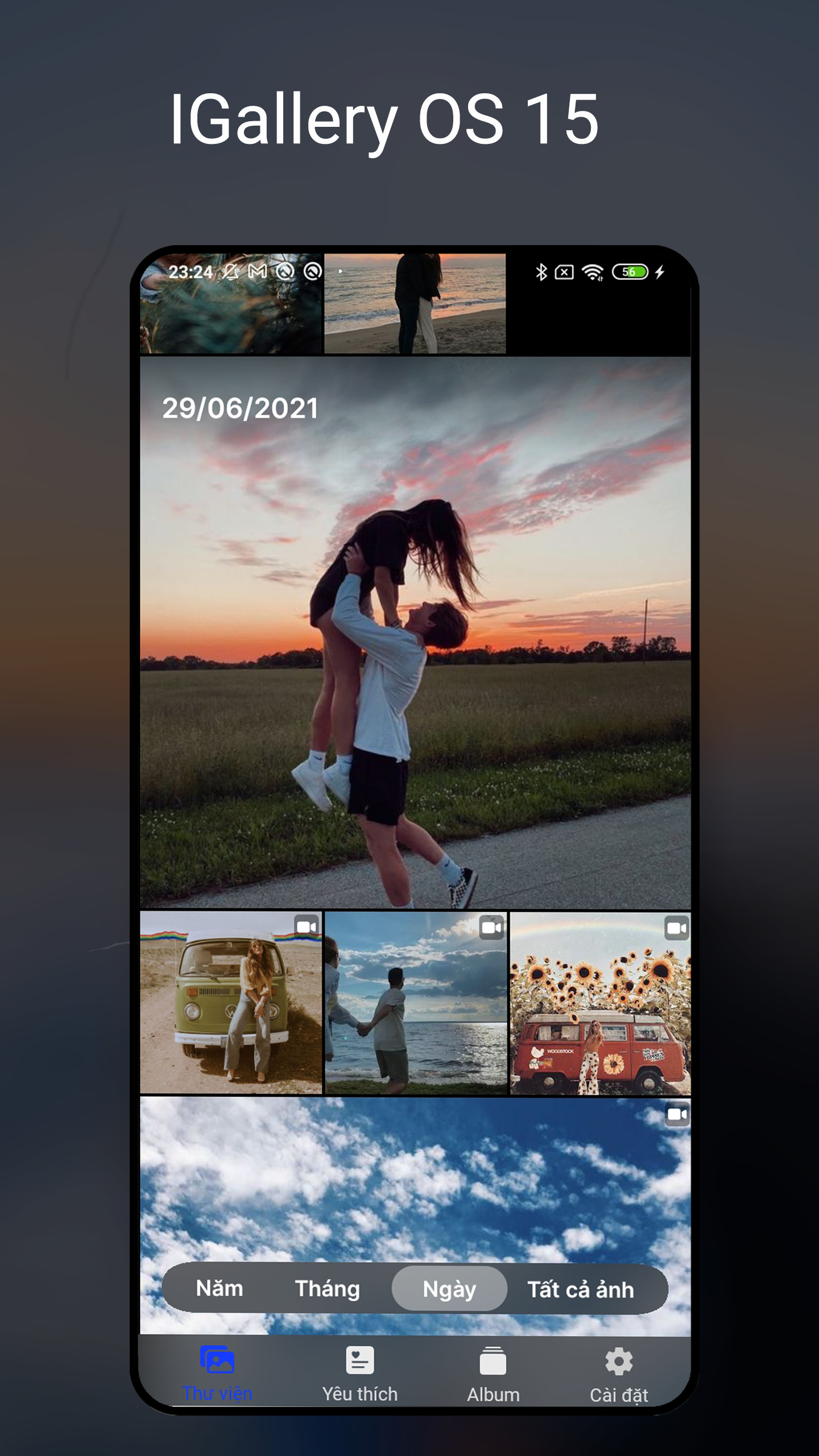 اسکرین شات 1 برنامه Gallery - IPhoto