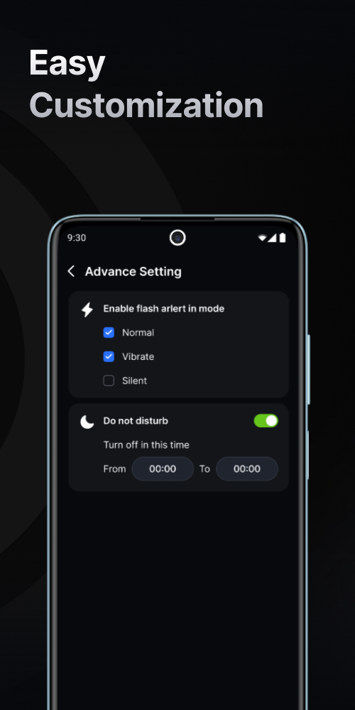 اسکرین شات 5 برنامه Flash On Call - Flash Alert