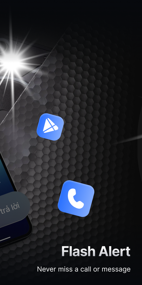 اسکرین شات 2 برنامه Flash On Call - Flash Alert