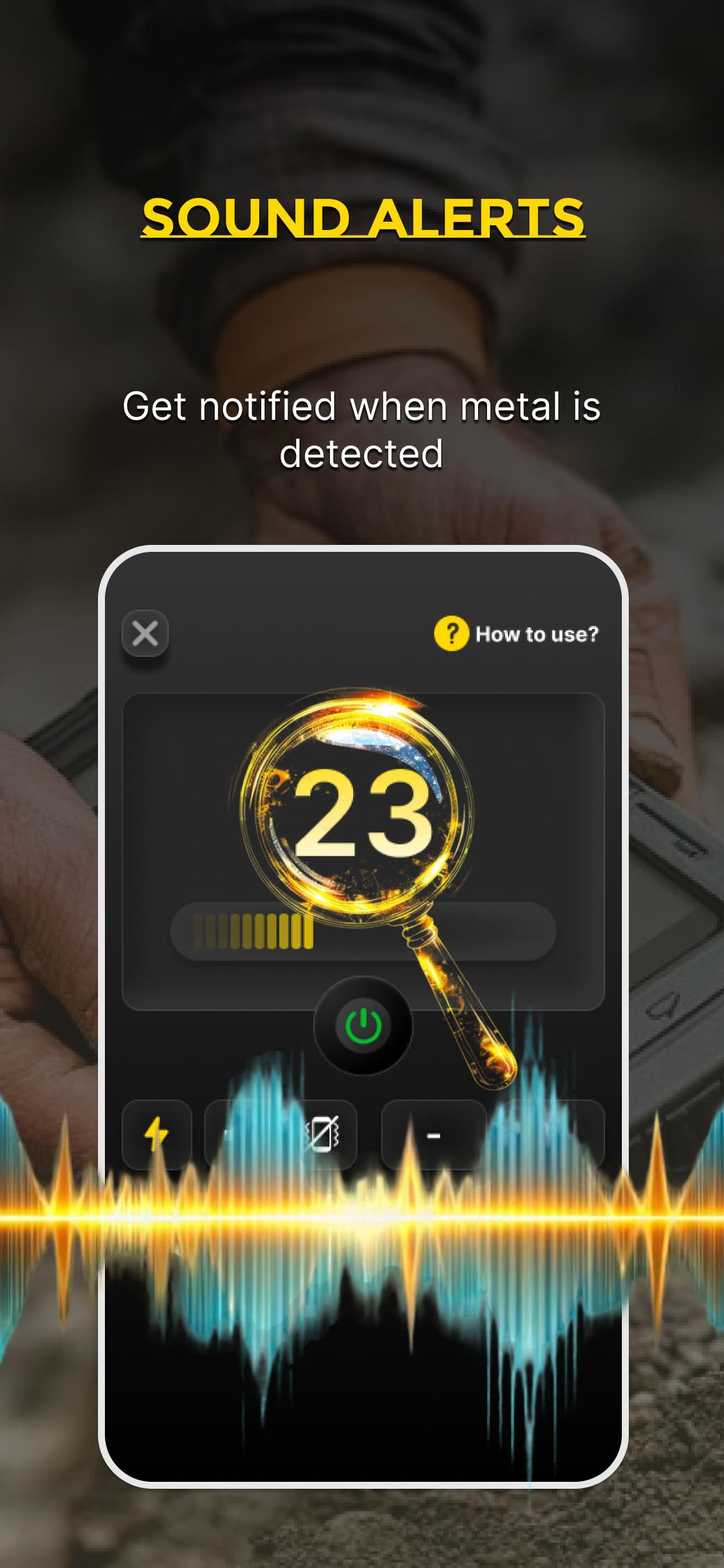 اسکرین شات 3 برنامه Metal Detector- Gold Hunt Game