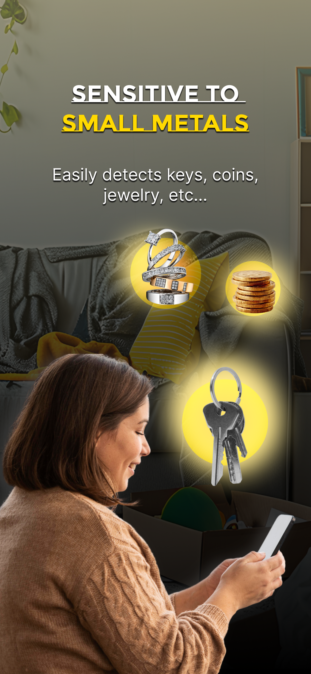 اسکرین شات 2 برنامه Metal Detector- Gold Hunt Game