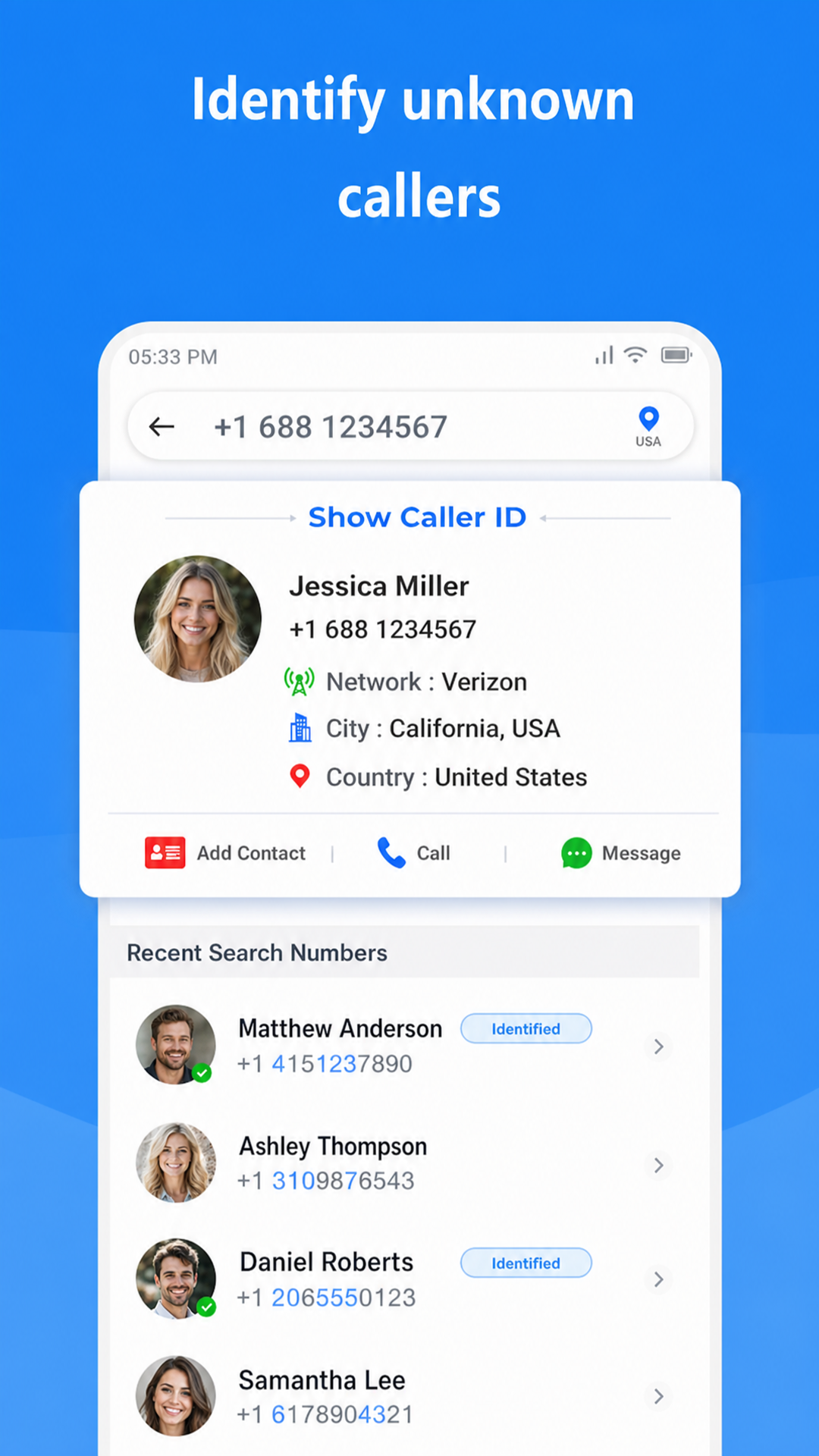 اسکرین شات 4 برنامه Show Caller ID & Spam Blocker