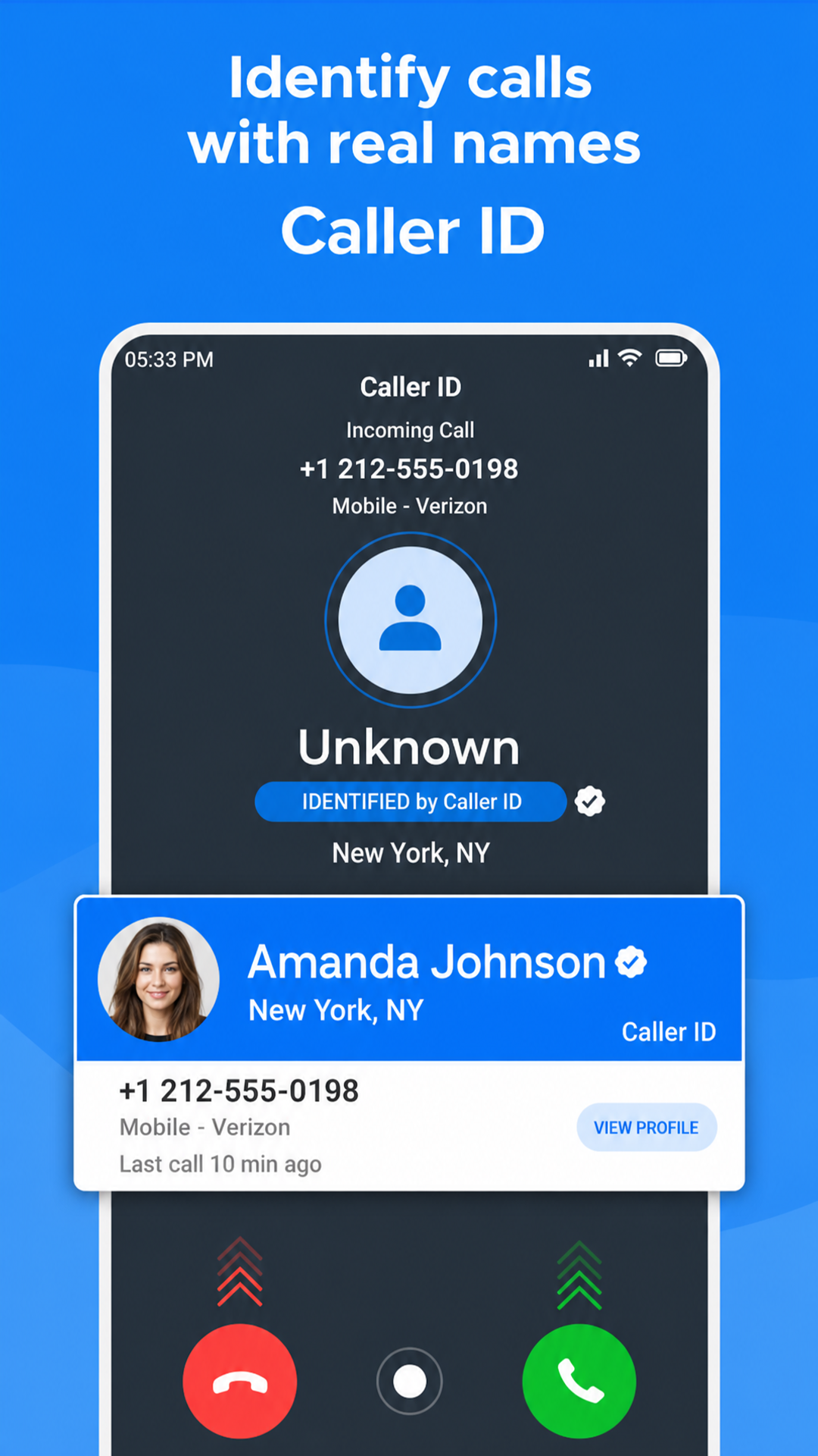 اسکرین شات 2 برنامه Show Caller ID & Spam Blocker