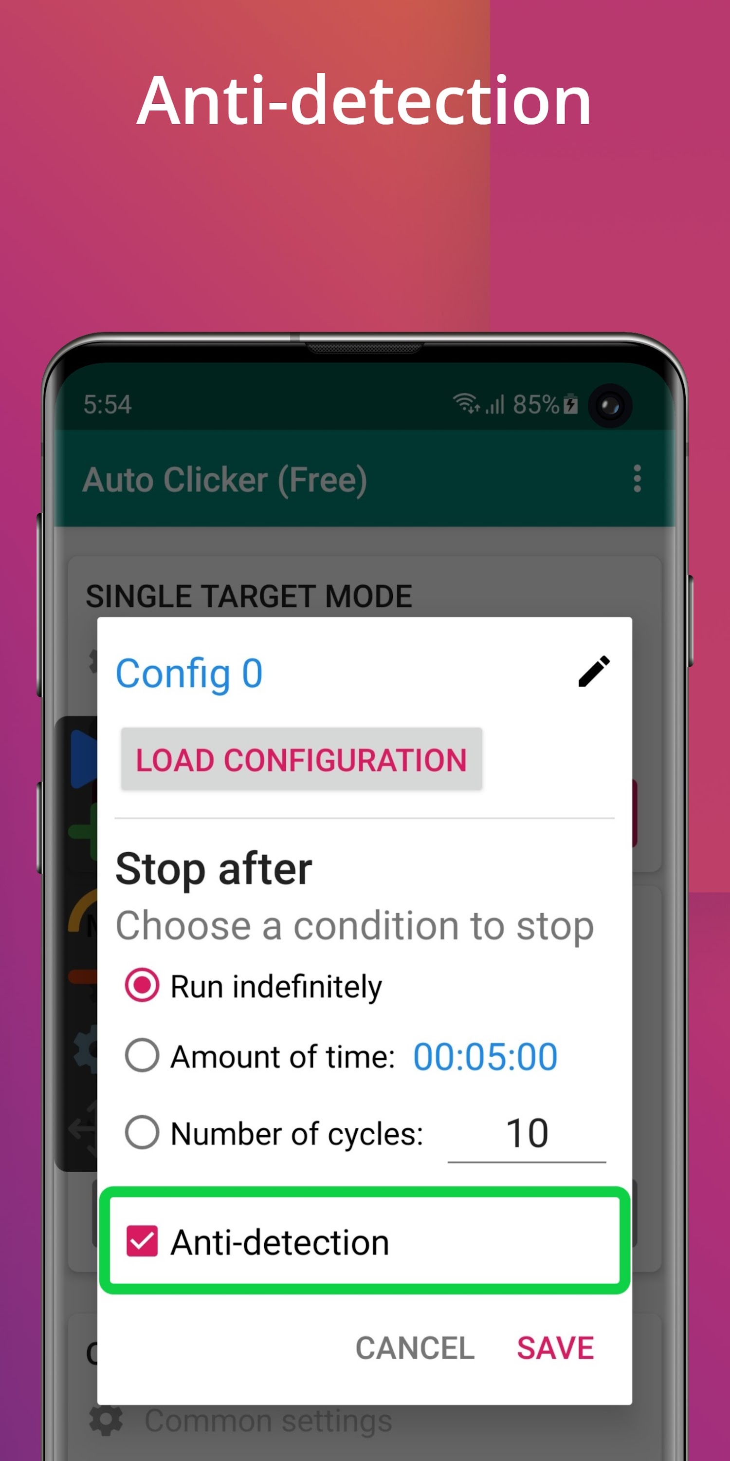 اسکرین شات 5 برنامه Auto Clicker - Automatic tap