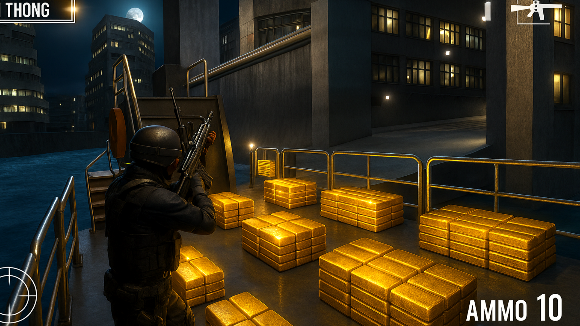 اسکرین شات 1 بازی SWAT Dragons City Shooter Game