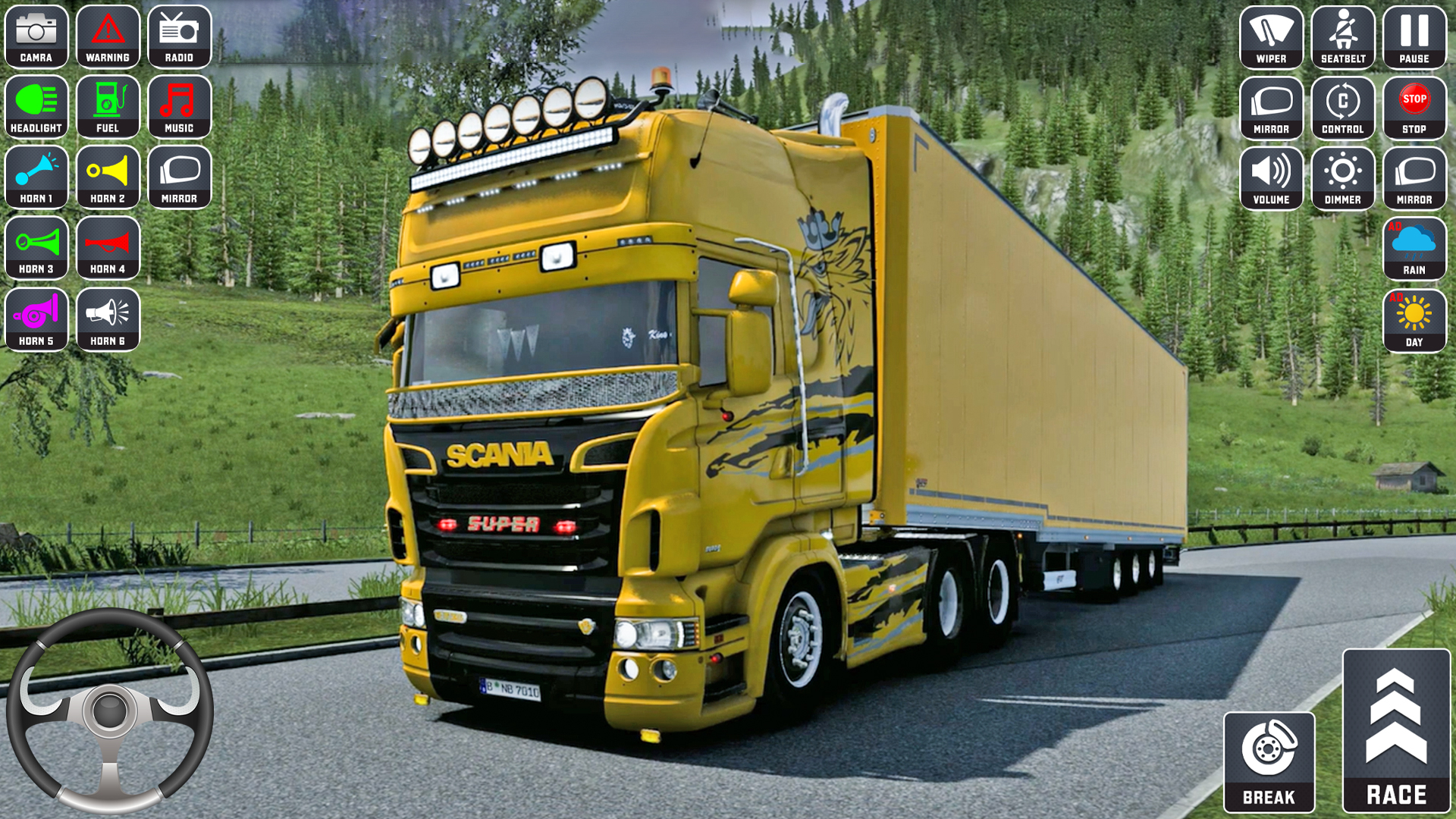 اسکرین شات 3 بازی Heavy Truck Driver Game 2025