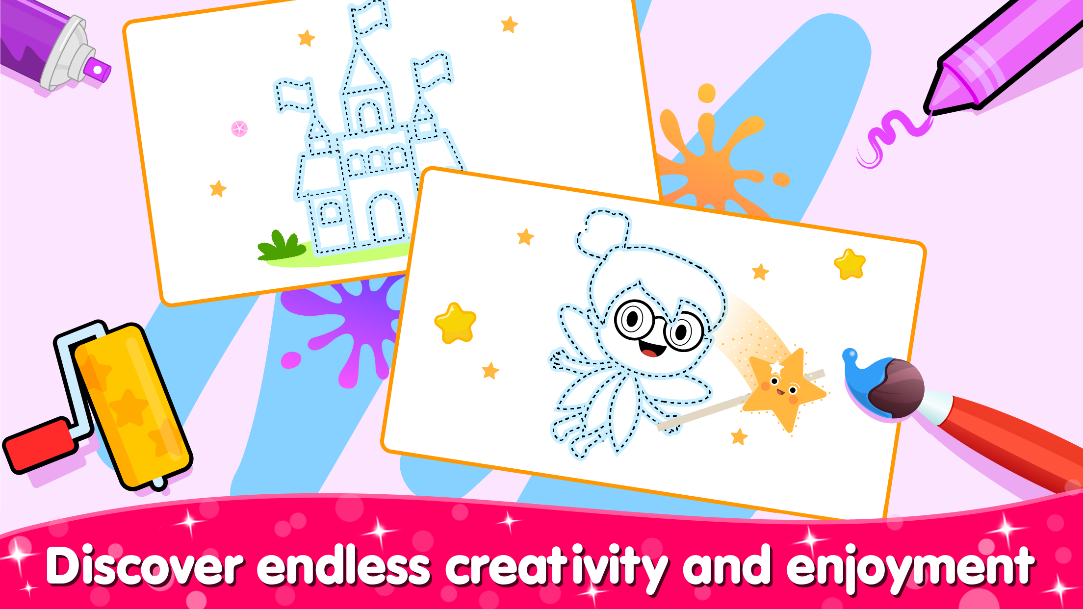 اسکرین شات 4 بازی Coloring and Drawing For Girls