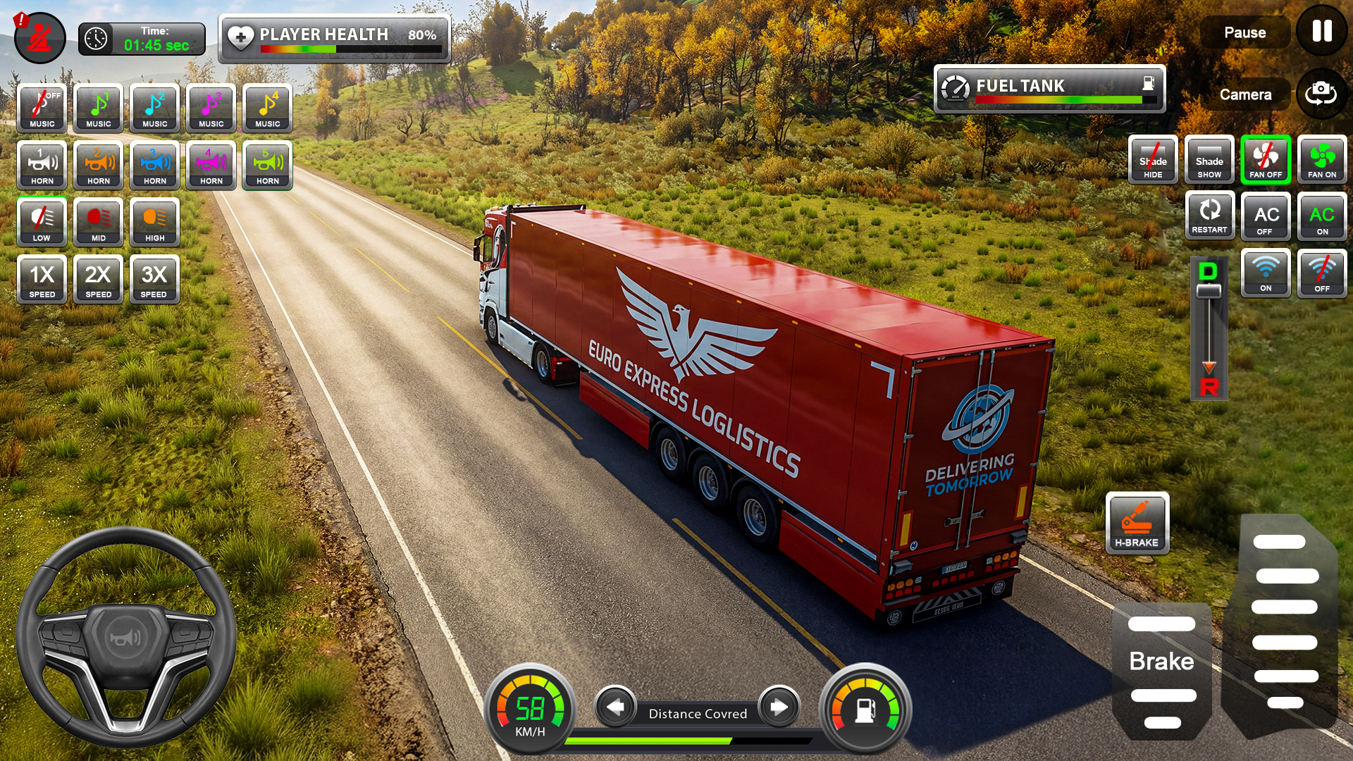 اسکرین شات 8 بازی Euro Truck Transporter 3d