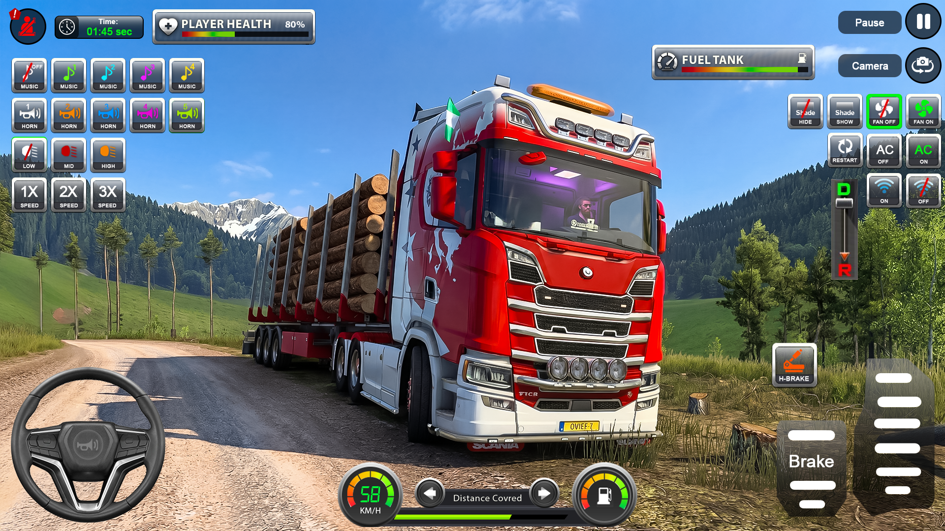 اسکرین شات 1 بازی Euro Truck Transporter 3d