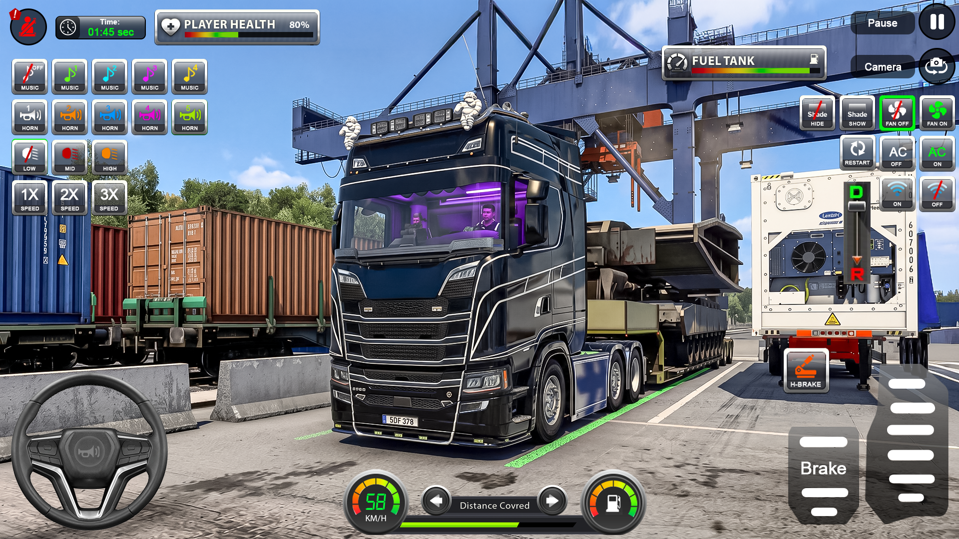 اسکرین شات 3 بازی Euro Truck Transporter 3d