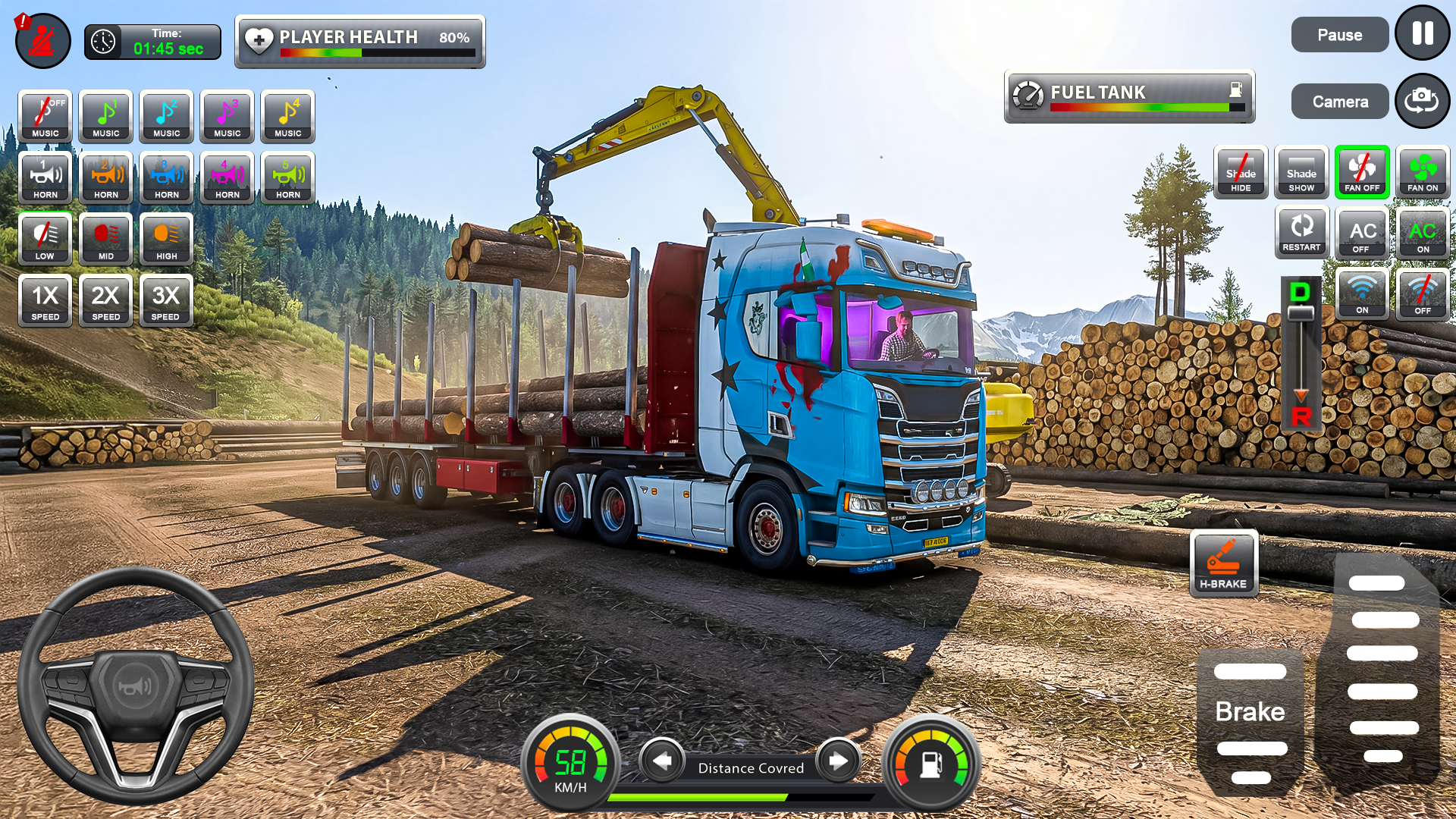 اسکرین شات 6 بازی Euro Truck Transporter 3d