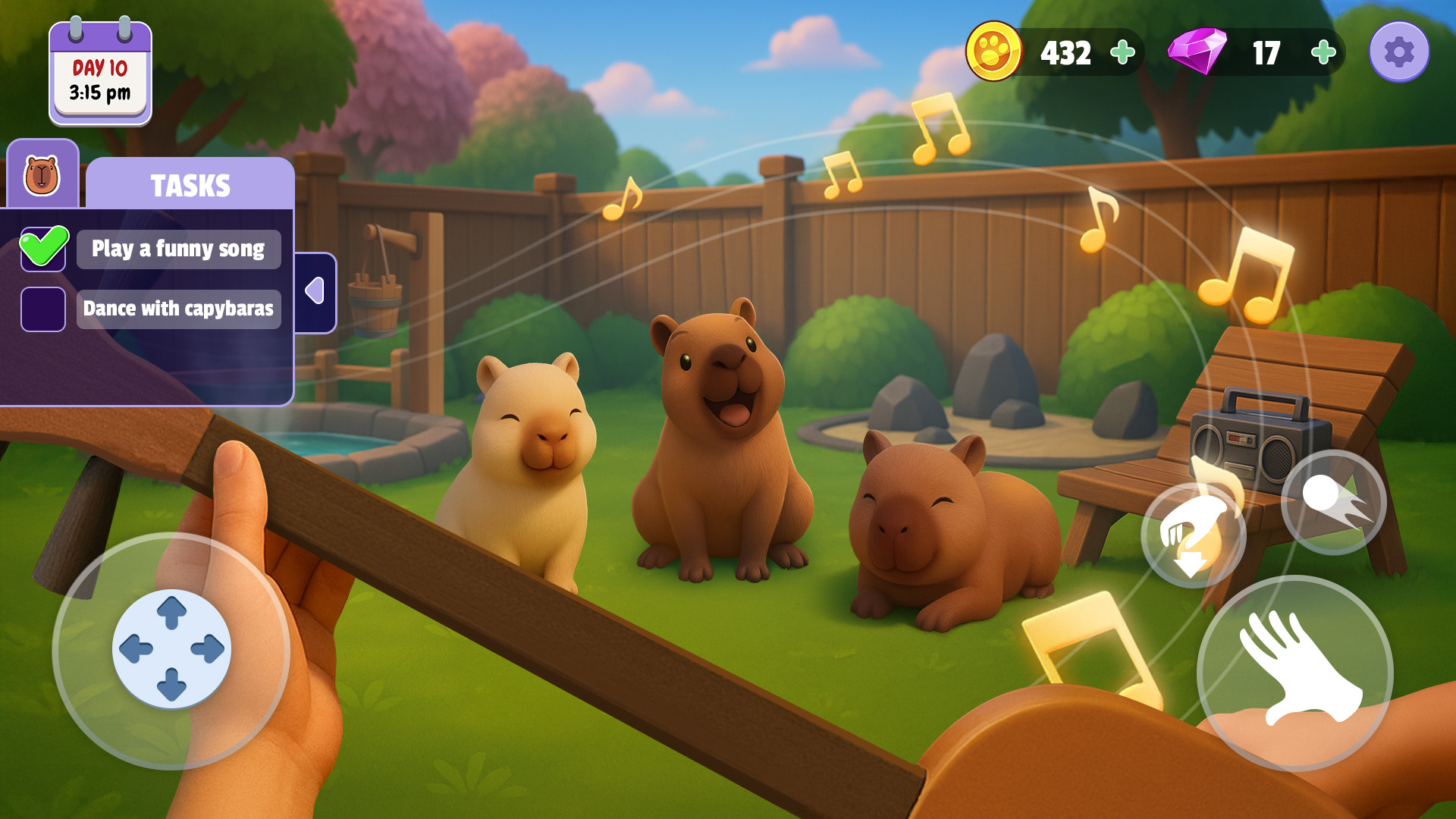 اسکرین شات 4 بازی Capybara Simulator: My pets