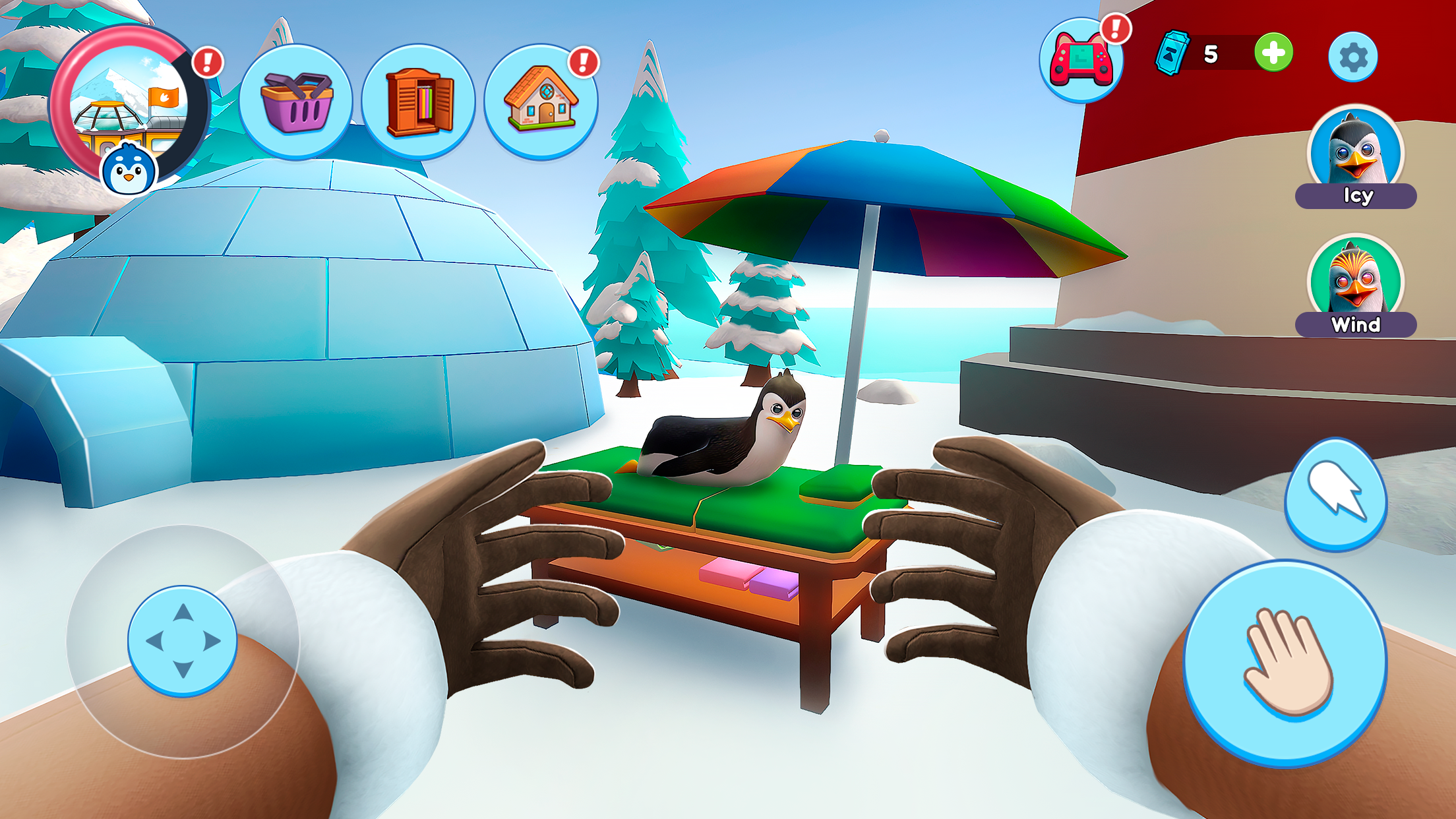 اسکرین شات 3 بازی Penguin Simulator: My Pets