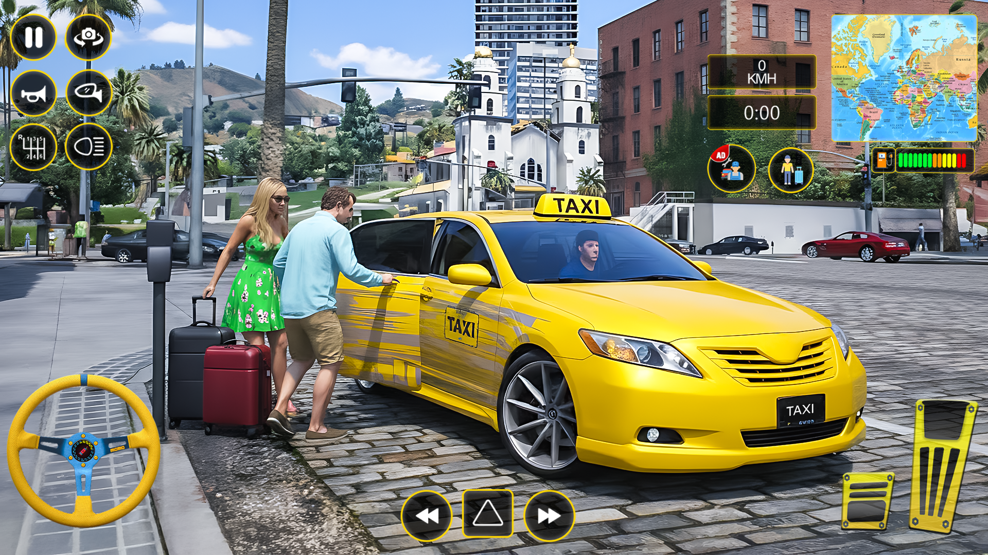 اسکرین شات 6 بازی Offroad Taxi Simulator Game