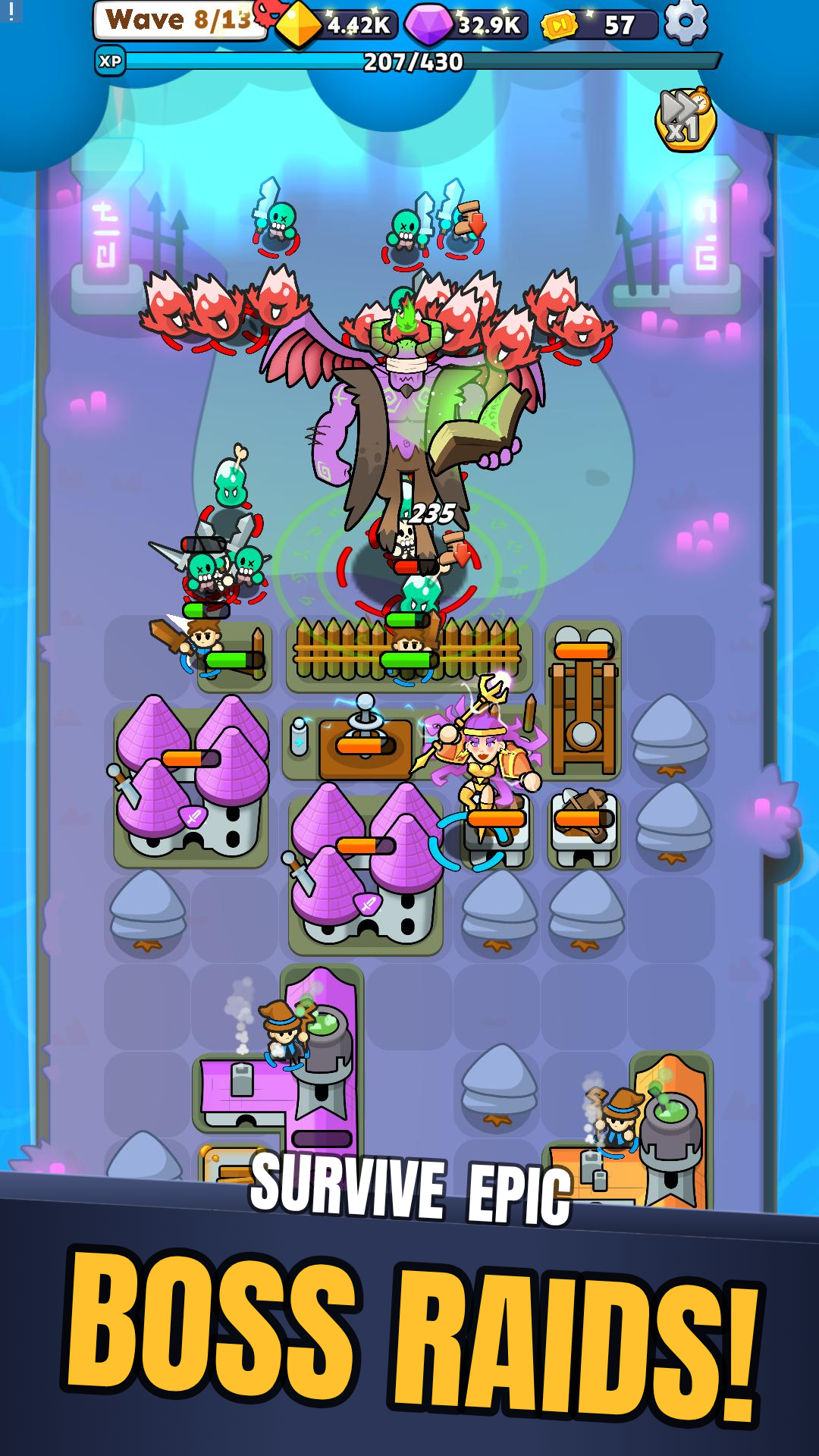اسکرین شات 5 بازی Fortress Merge: Puzzle Defense