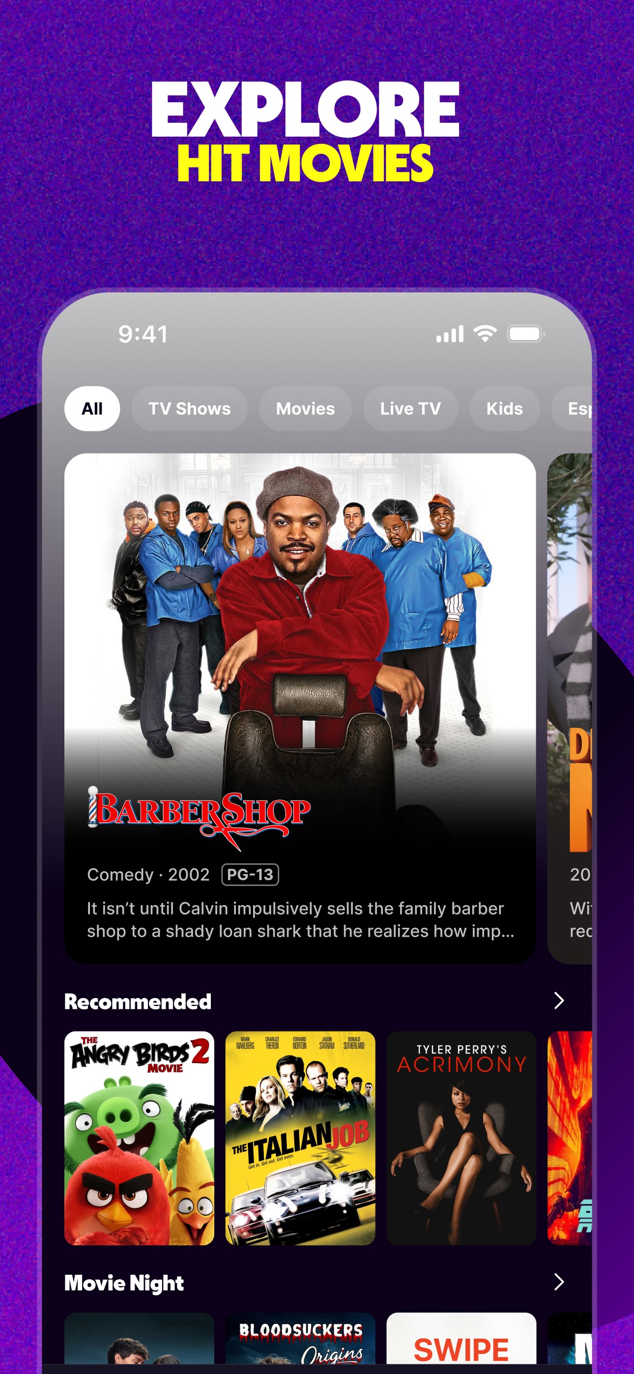 اسکرین شات 4 برنامه Tubi: Free Movies & Live TV