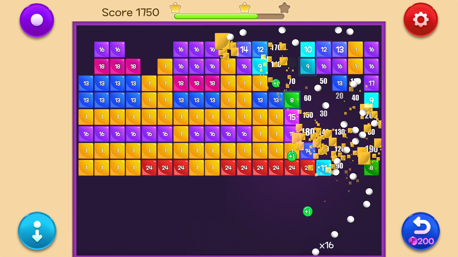 اسکرین شات 1 بازی Jewel Bricks Breaker
