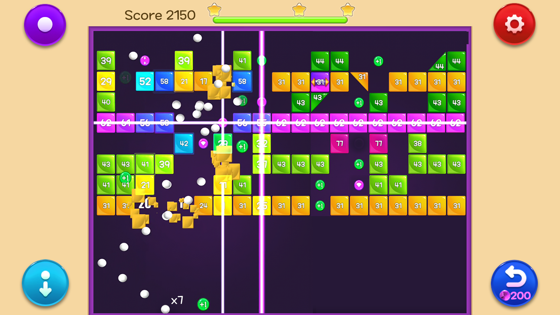 اسکرین شات 2 بازی Jewel Bricks Breaker