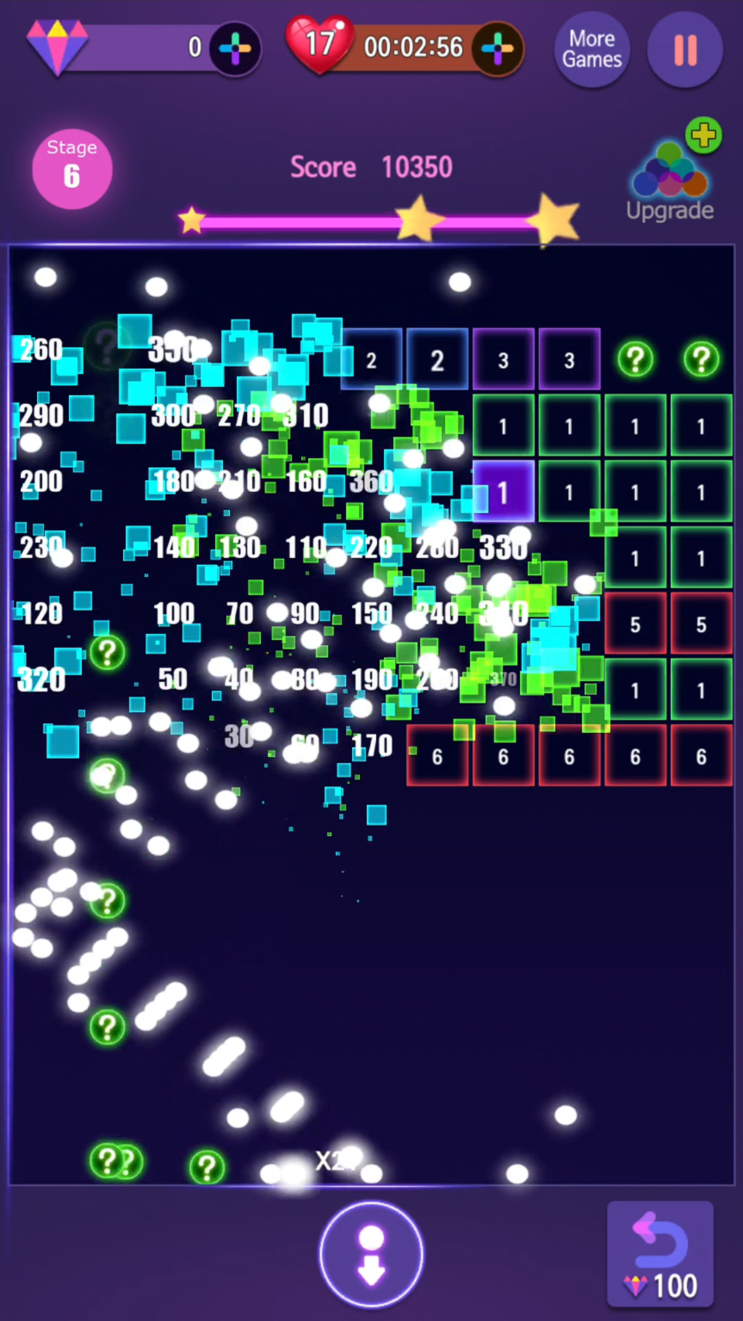 اسکرین شات 6 بازی Neon Bricks Master